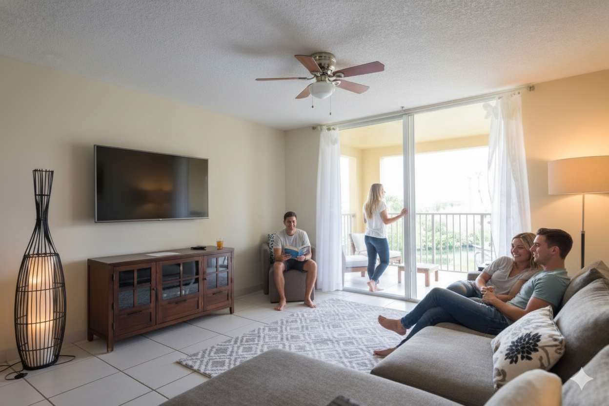 Spacious 2 bedrooms with Water Views