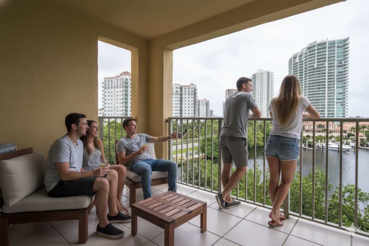 Spacious 2 bedrooms with Water Views
