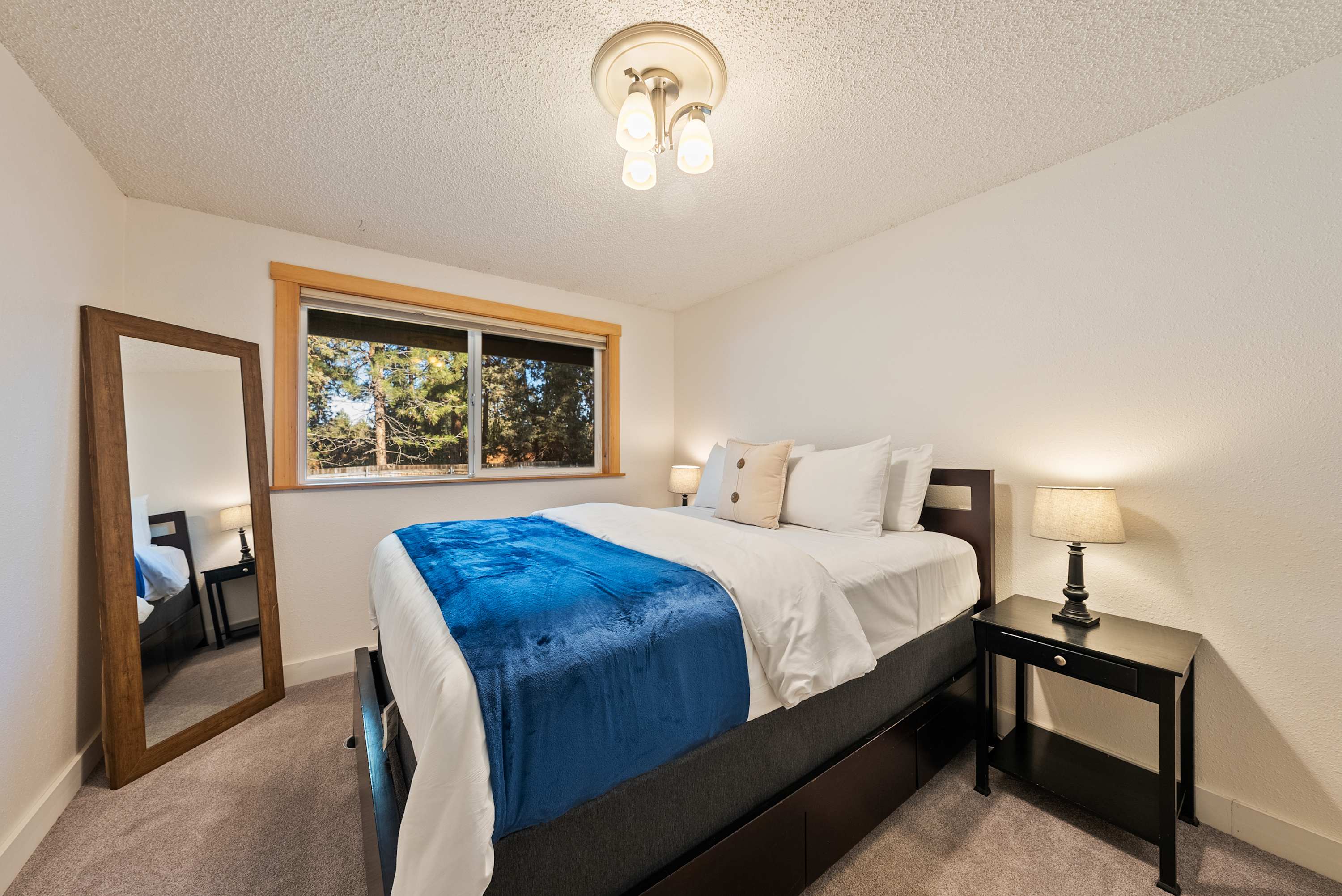 Relax and unwind in the inviting queen room