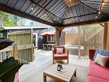 Pocono Lake Chalet | Hot Tub | Fire Pit | Patio — Tobyhanna Township, PA — vacation rental