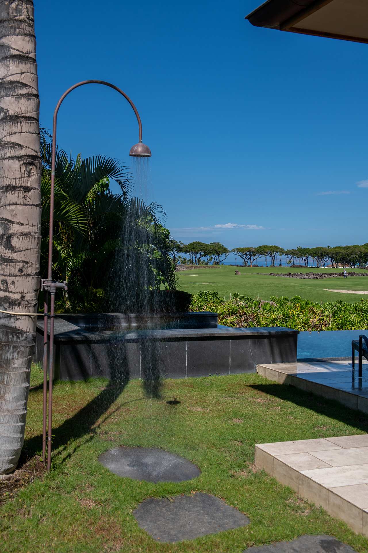 Outdoor Shower | Hale Nanea at Residences of Laulea, Big Island, Hawaii, by Luxus Vacation Properties