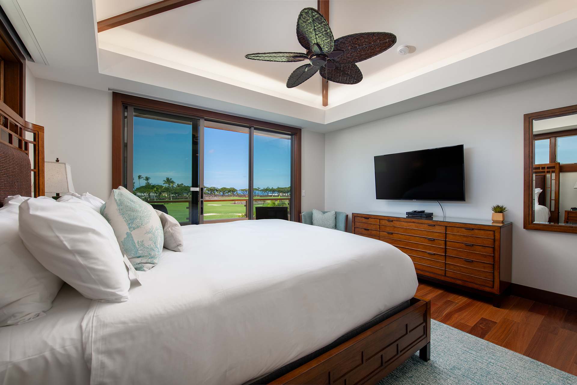 Bedroom | Hale Nanea at Residences of Laulea, Big Island, Hawaii, by Luxus Vacation Properties