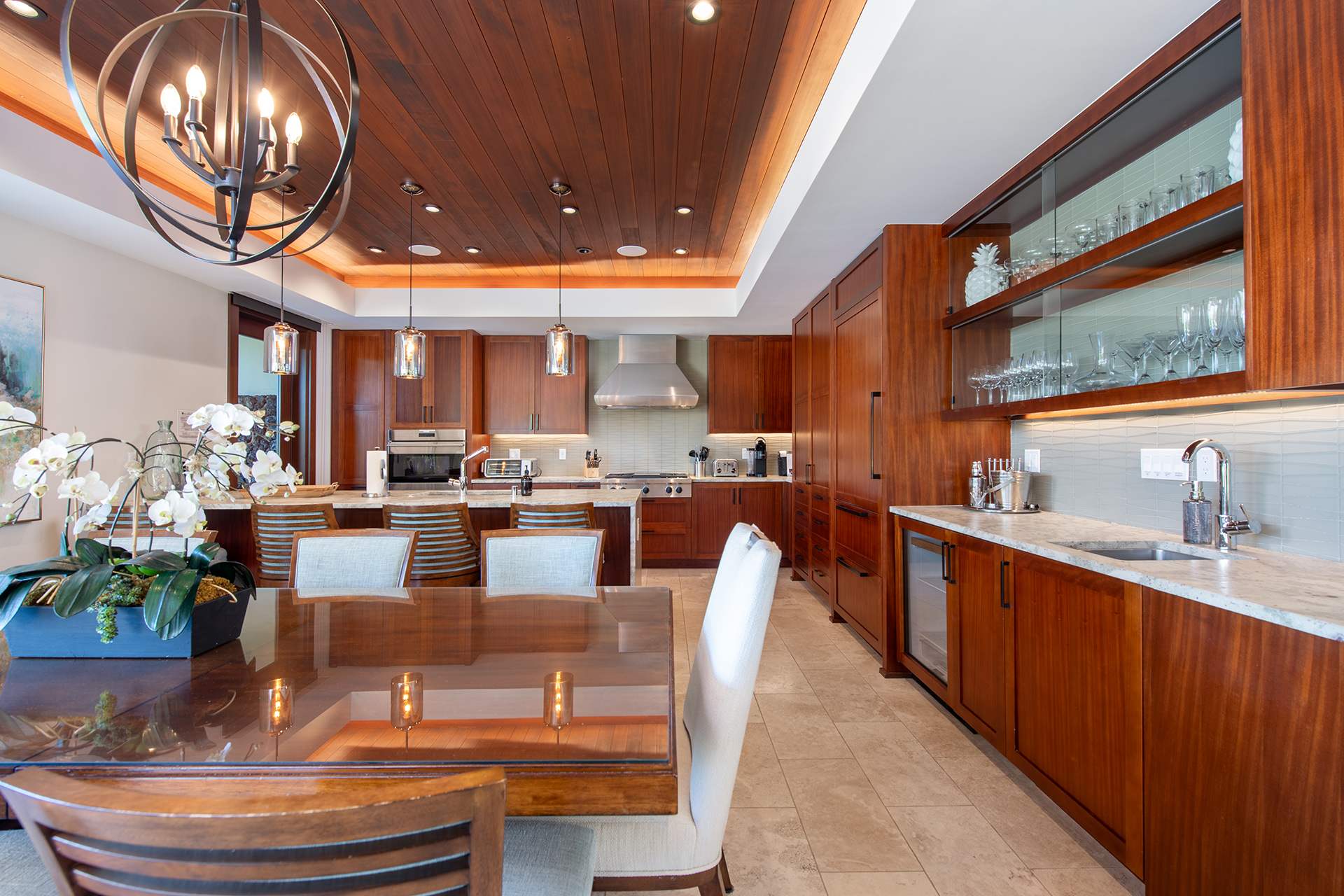 Kitchen/Dining | Hale Nanea at Residences of Laulea, Big Island, Hawaii, by Luxus Vacation Properties