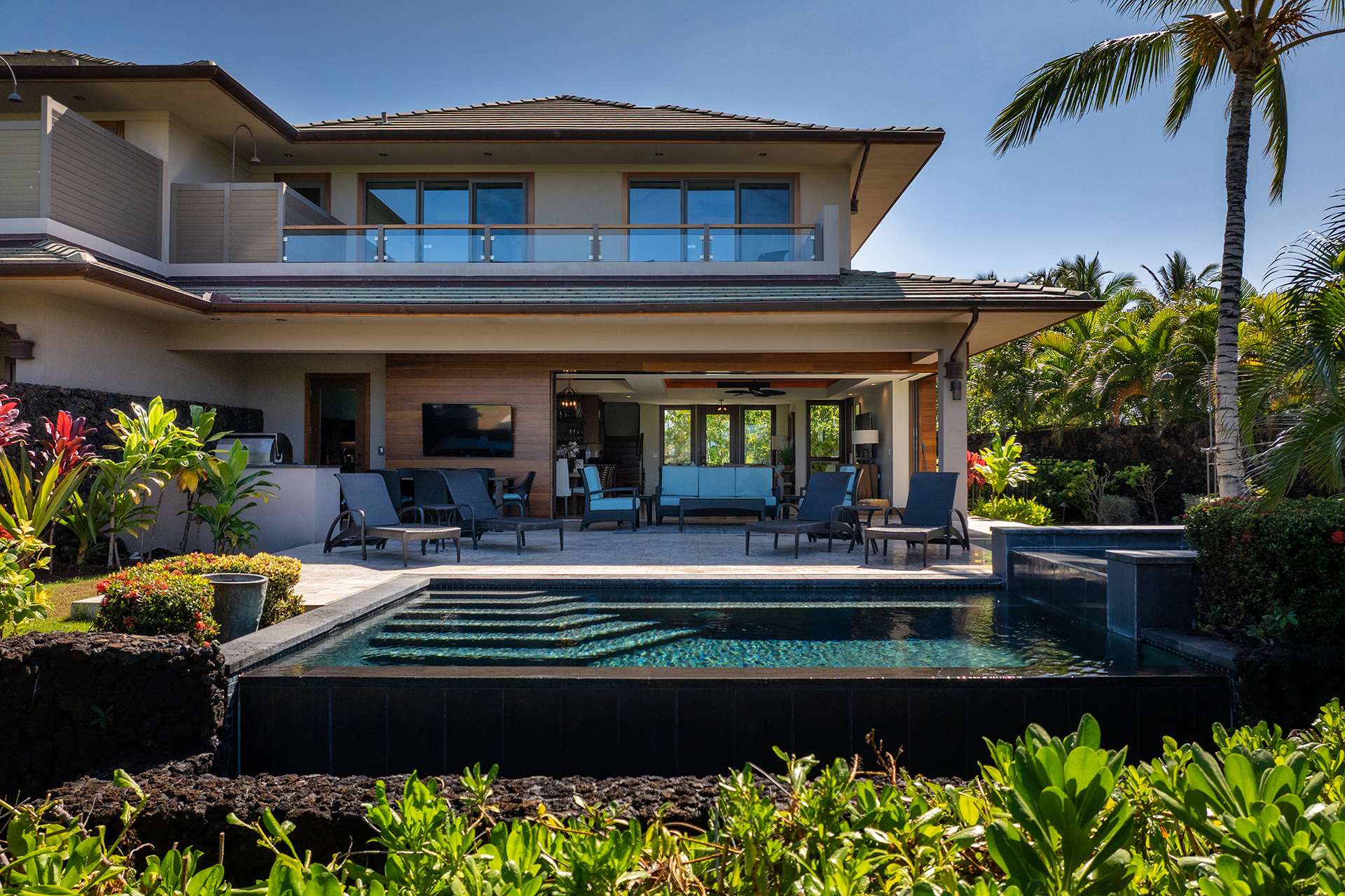 Living Room | Hale Nanea at Residences of Laulea, Big Island, Hawaii, by Luxus Vacation Properties