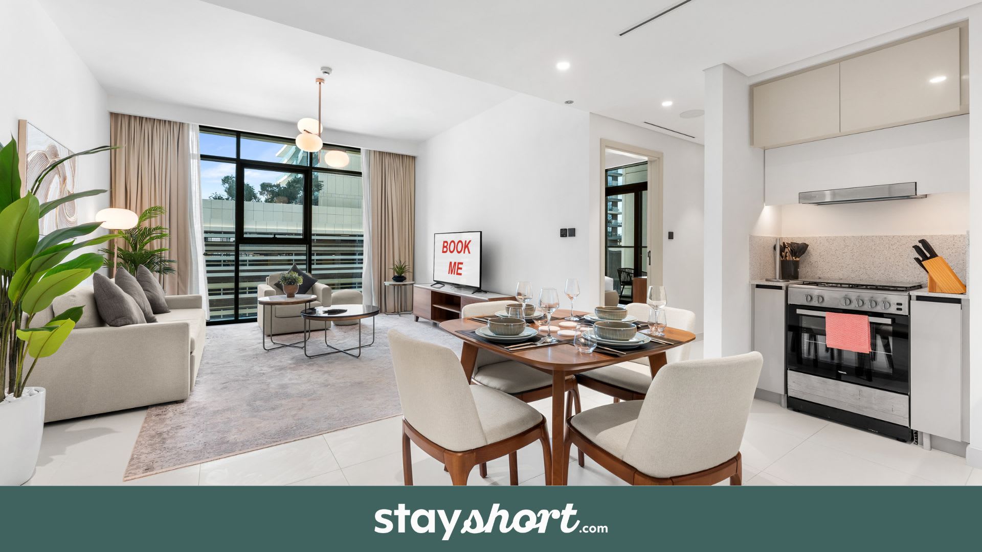 Free housekeeping visits during your stay - StayShort - Elegant 1 Bedroom Beachfront Stay at Emaar Sleeps 4 — Emaar Beachfront, Dubai — vacation rental