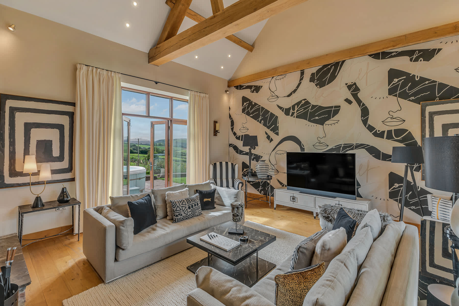 Hilltop View with Hot Tub — Sennybridge, Brecon — vacation rental