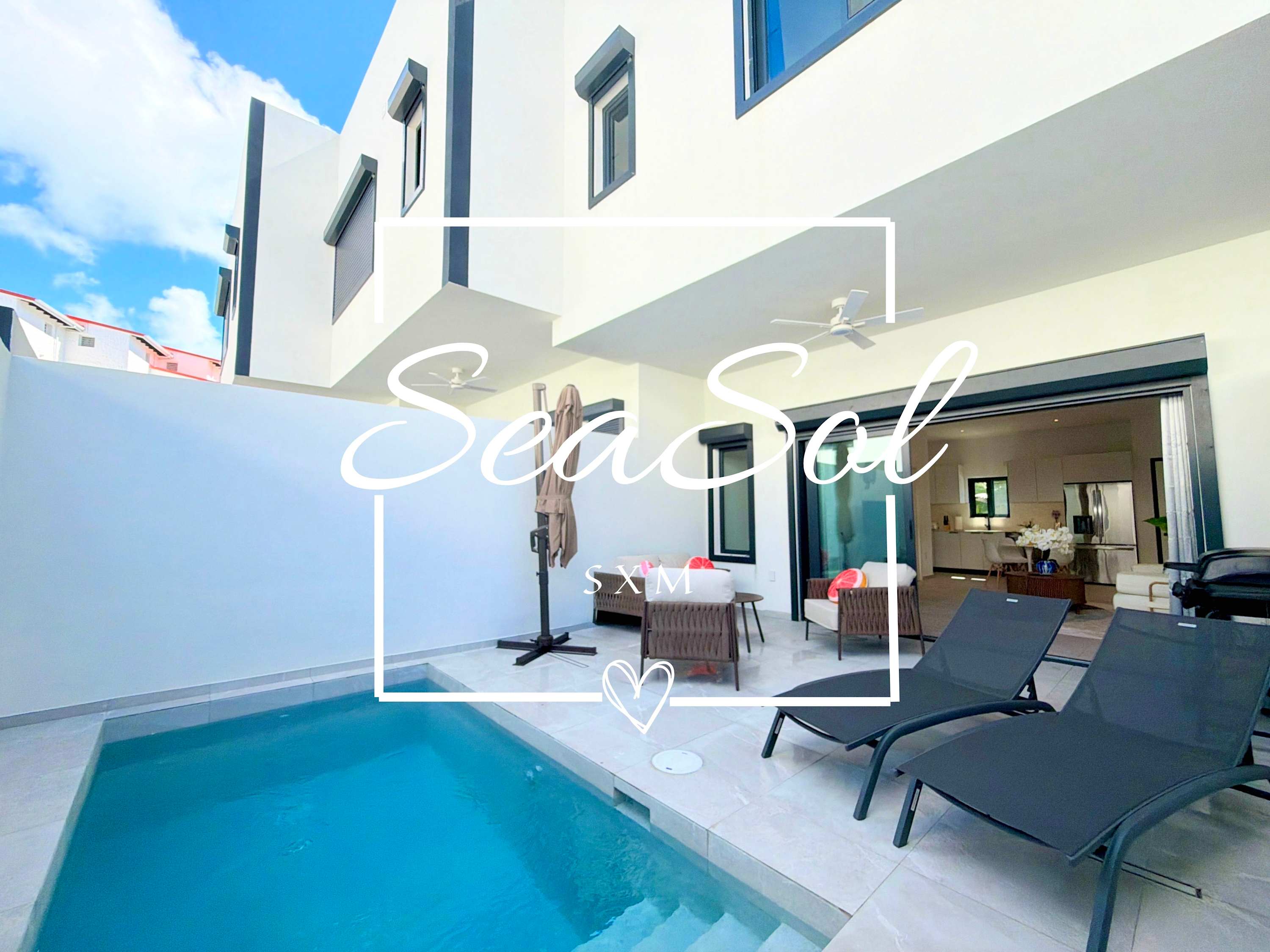 SeaSol New Home in Cupecoy with Private Pool