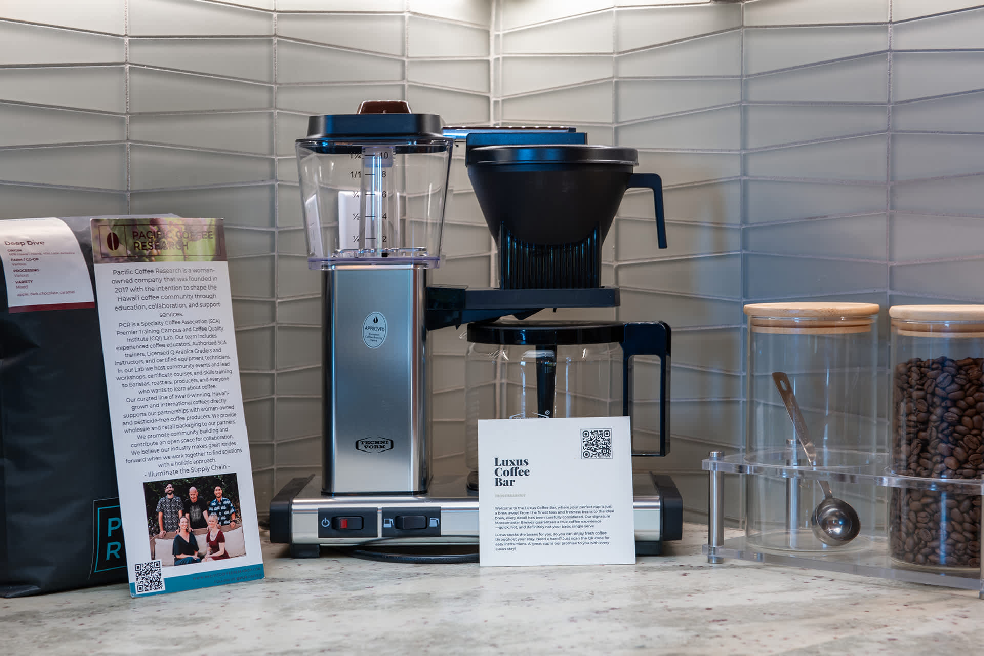 Moccamaster Coffee | Hale Nanea at Residences of Laulea, Big Island, Hawaii, by Luxus Vacation Properties