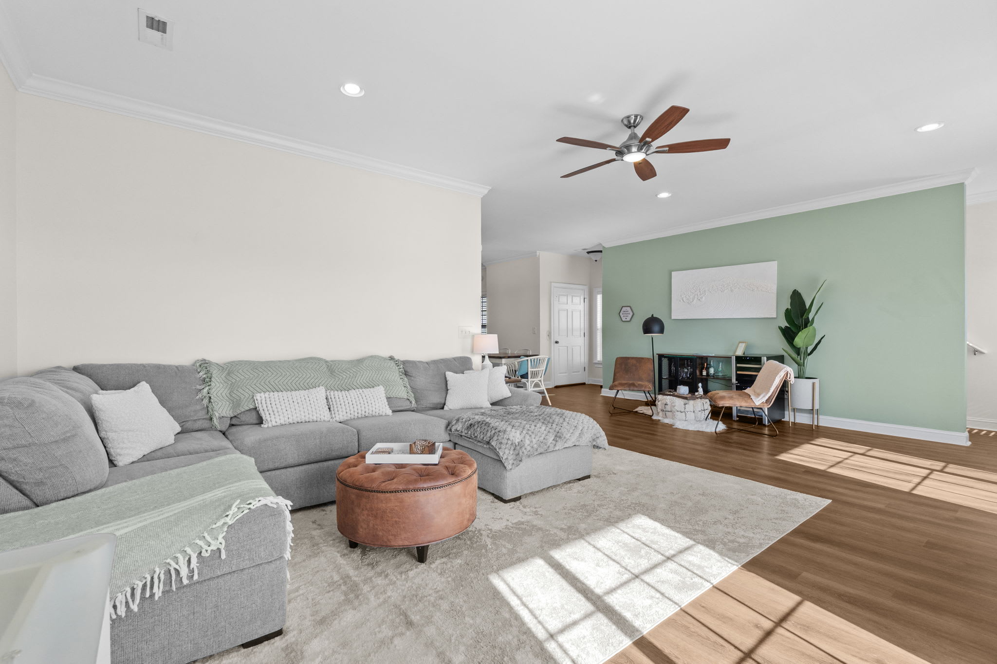 Room for family and friends to gather