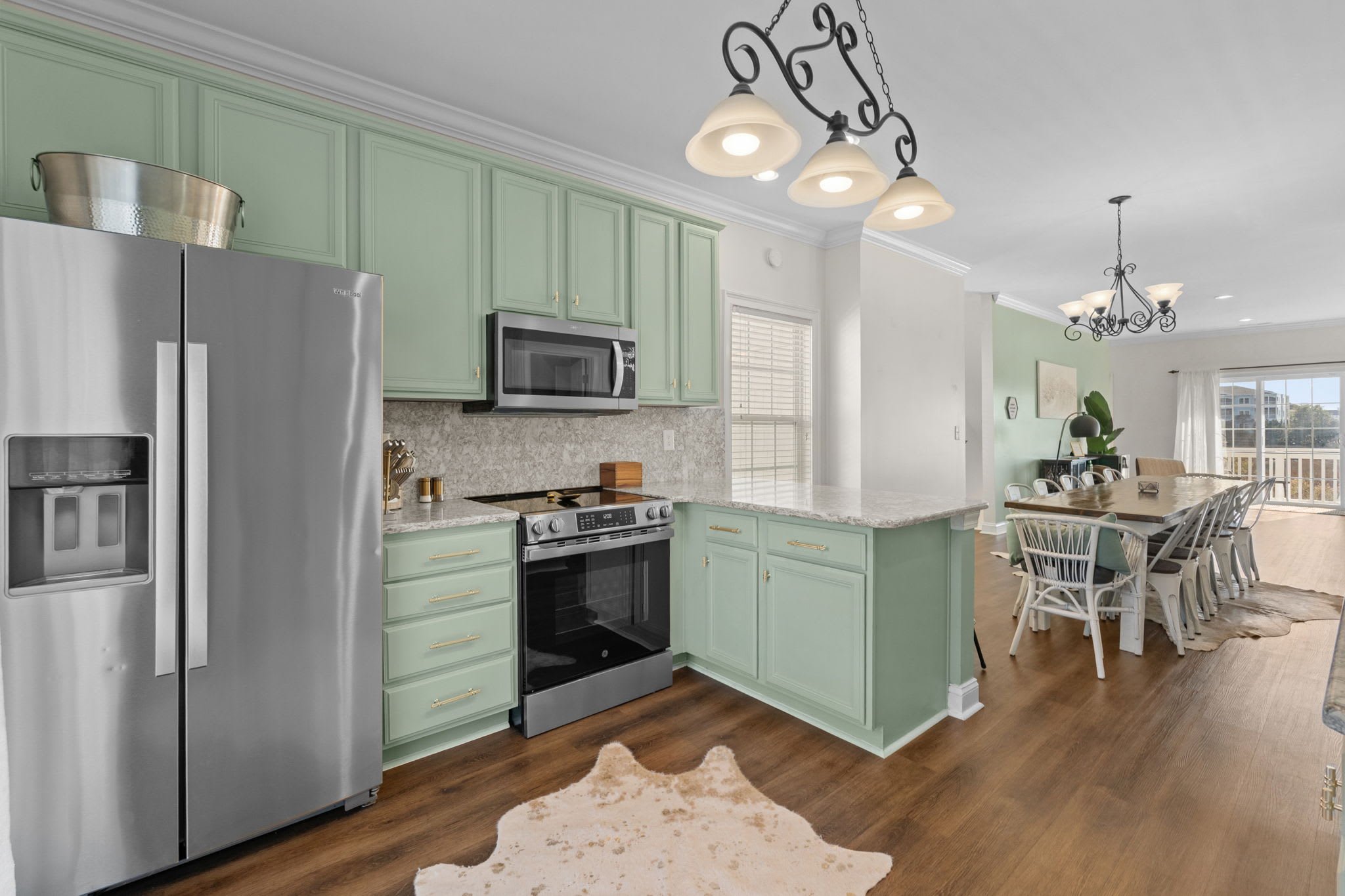 Kitchen with modern appliances