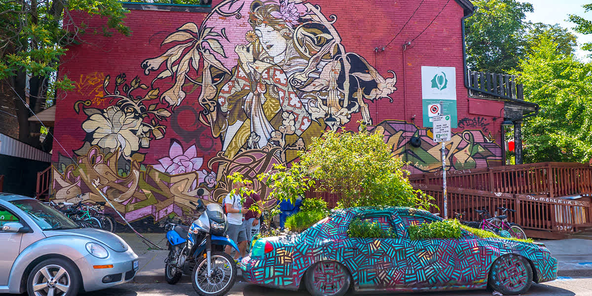 Geary Avenue Toronto street art