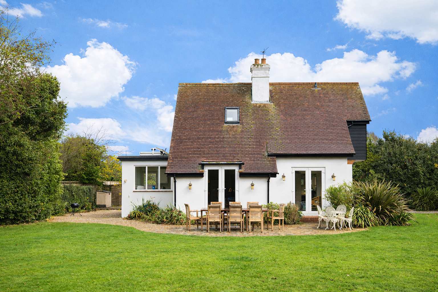 The house looks beautiful from every angle