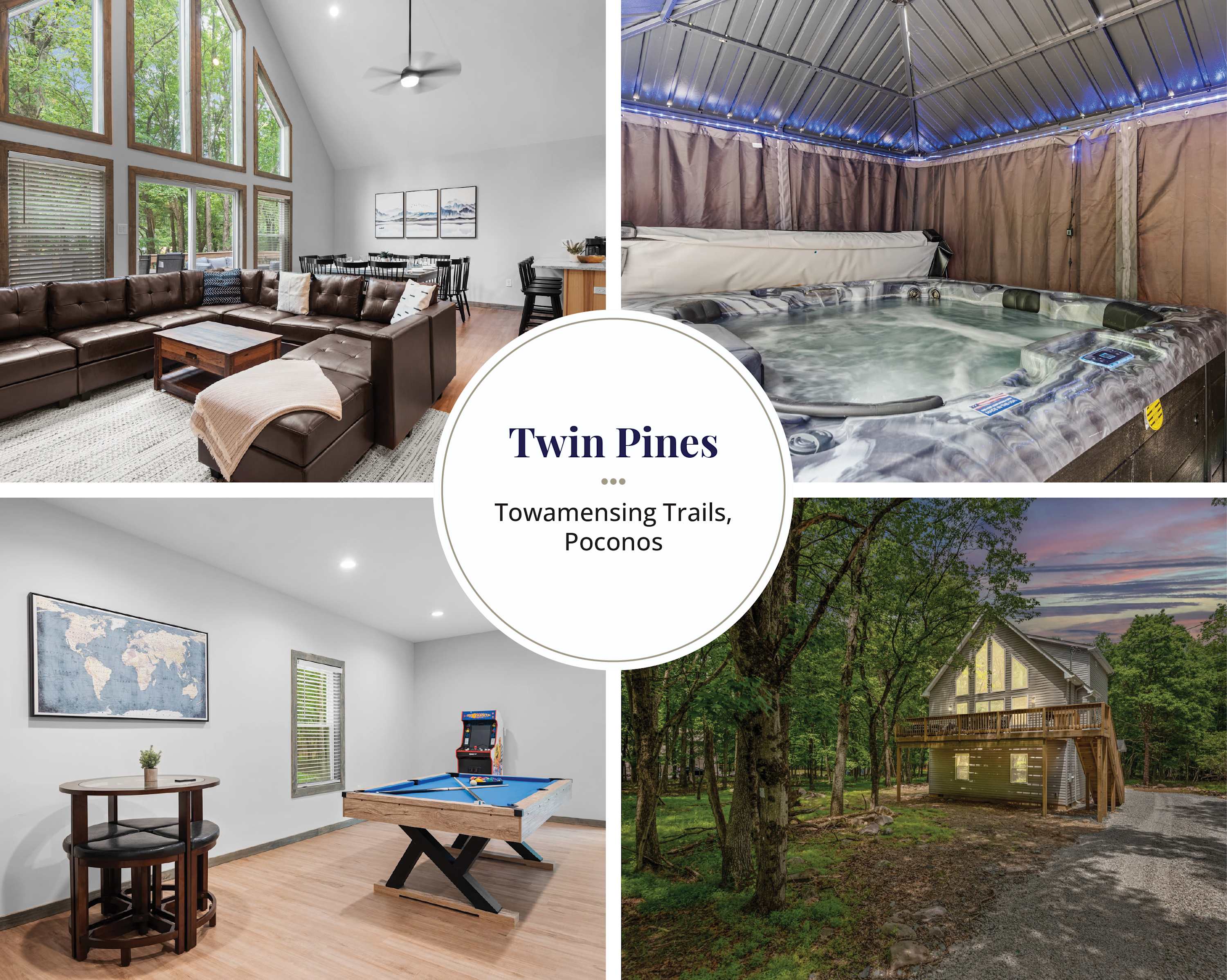 TWO HOMES - 12BD, 2 Hot Tubs , 2 Game Areas and More!