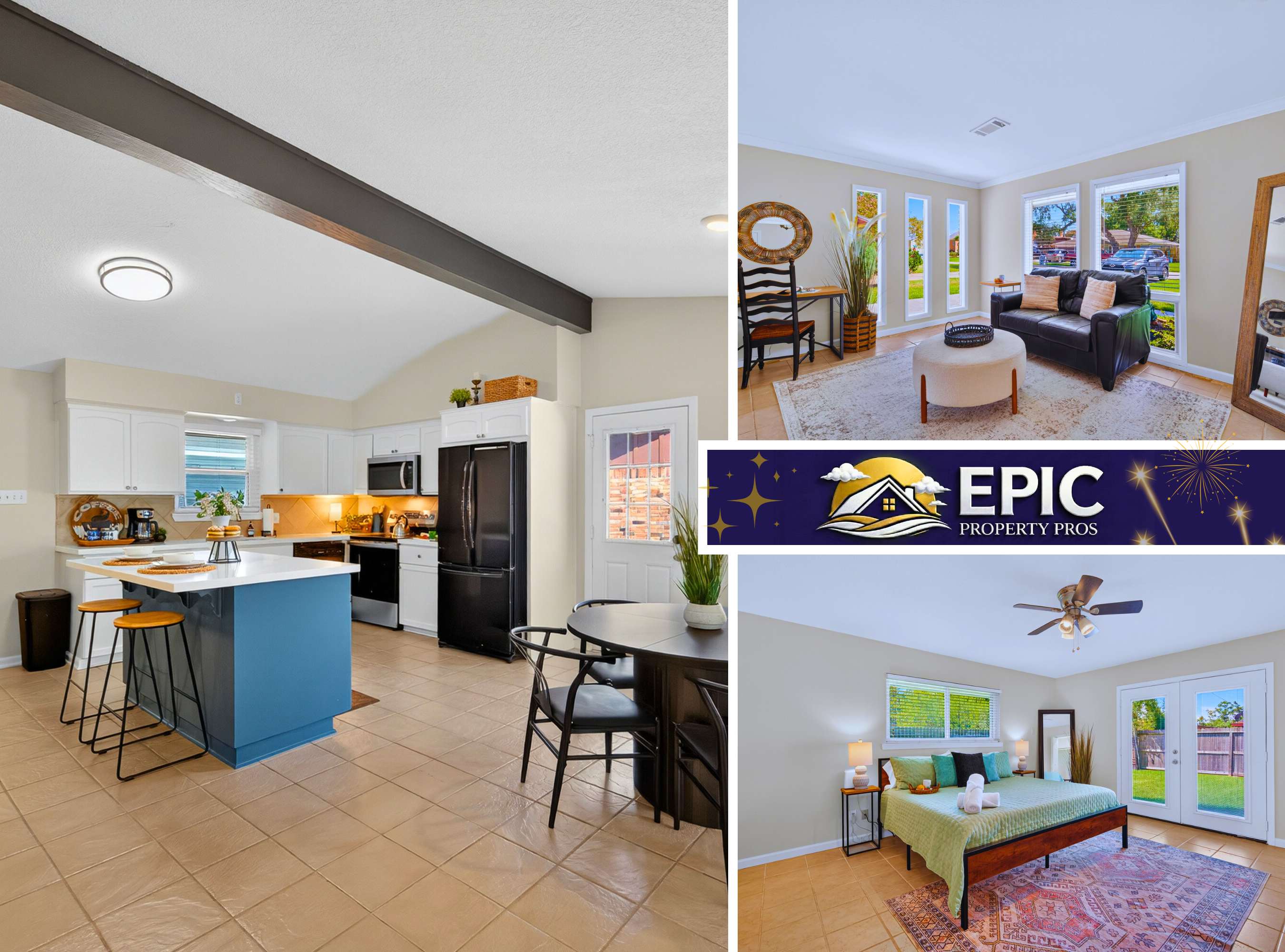 4Br La Porte Private Sanctuary: Grill | Backyard | Office — La Porte, TX — vacation rental