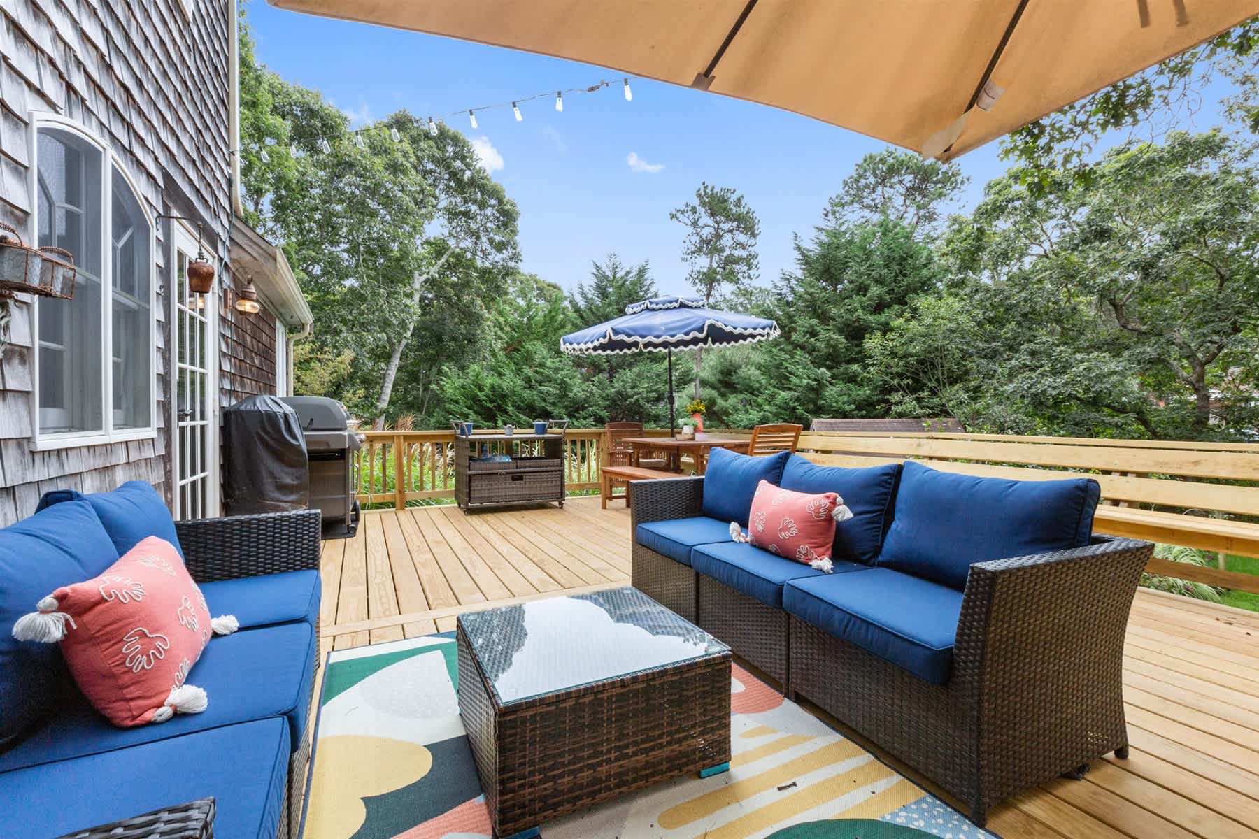 Beautiful Eastham home featuring lush gardens with heated in ground pool 5