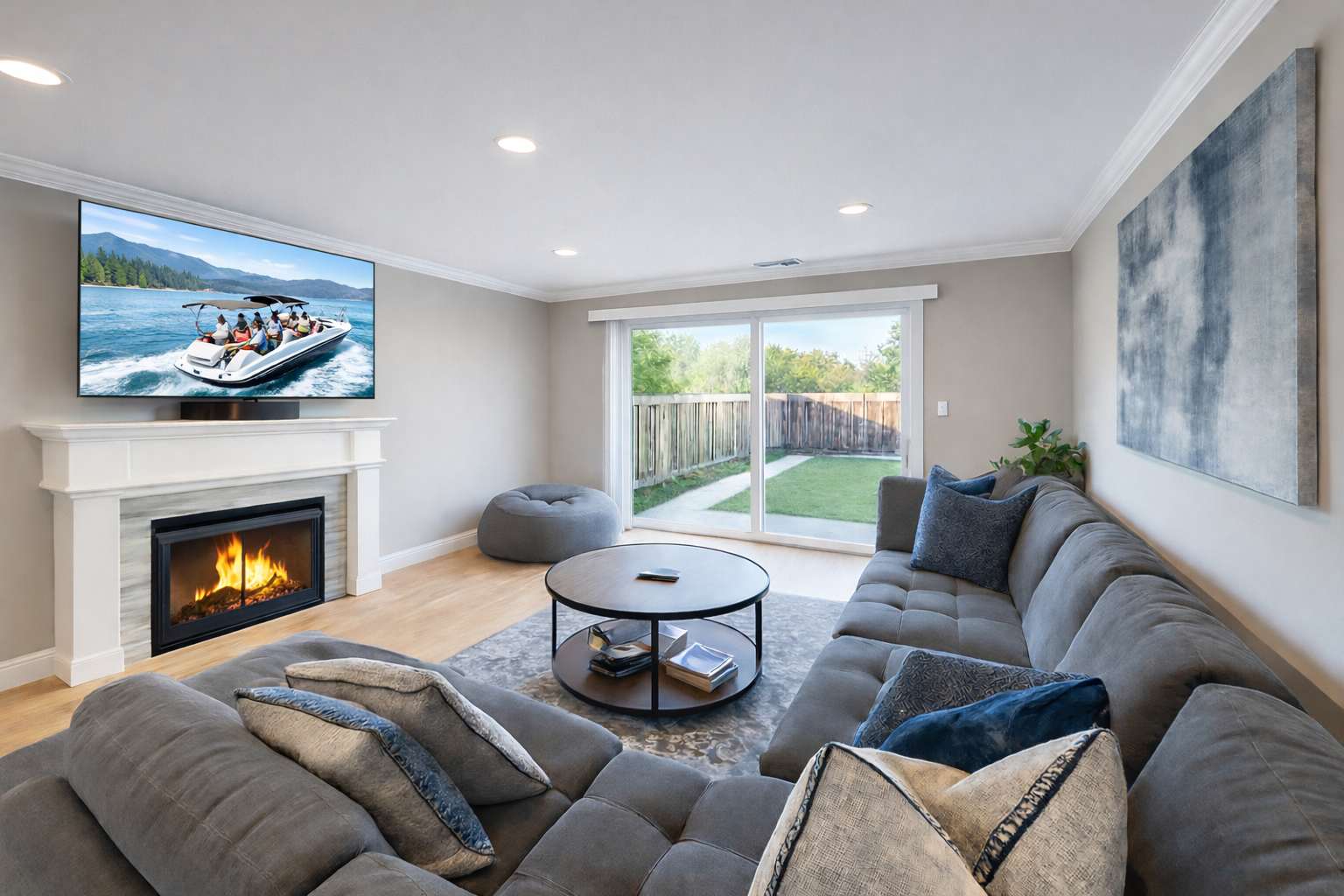 Bright and welcoming living space with comfortable seating