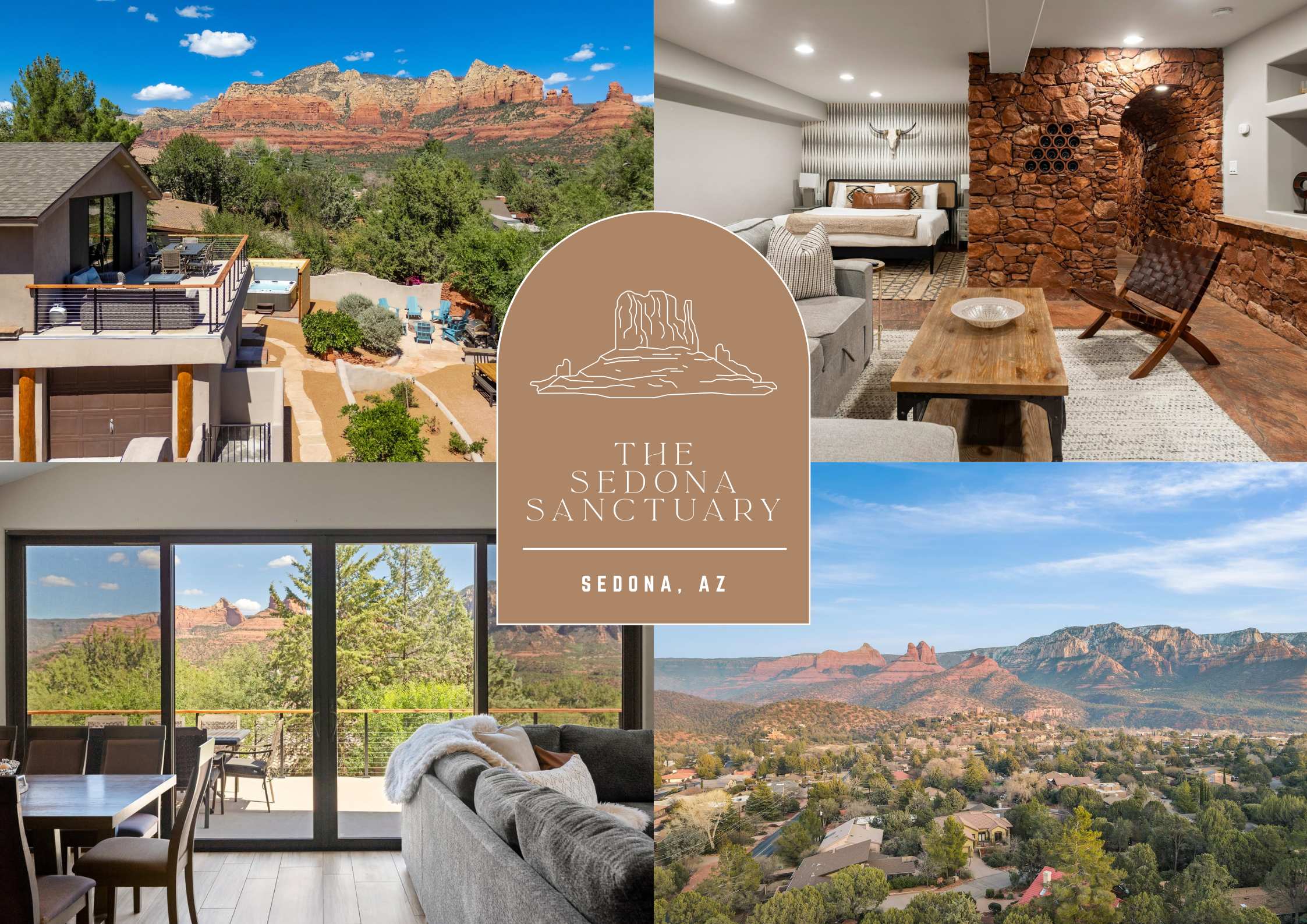 The Sedona Sanctuary: Hot Tub & Unbeatable Views — Sedona, AZ — vacation rental