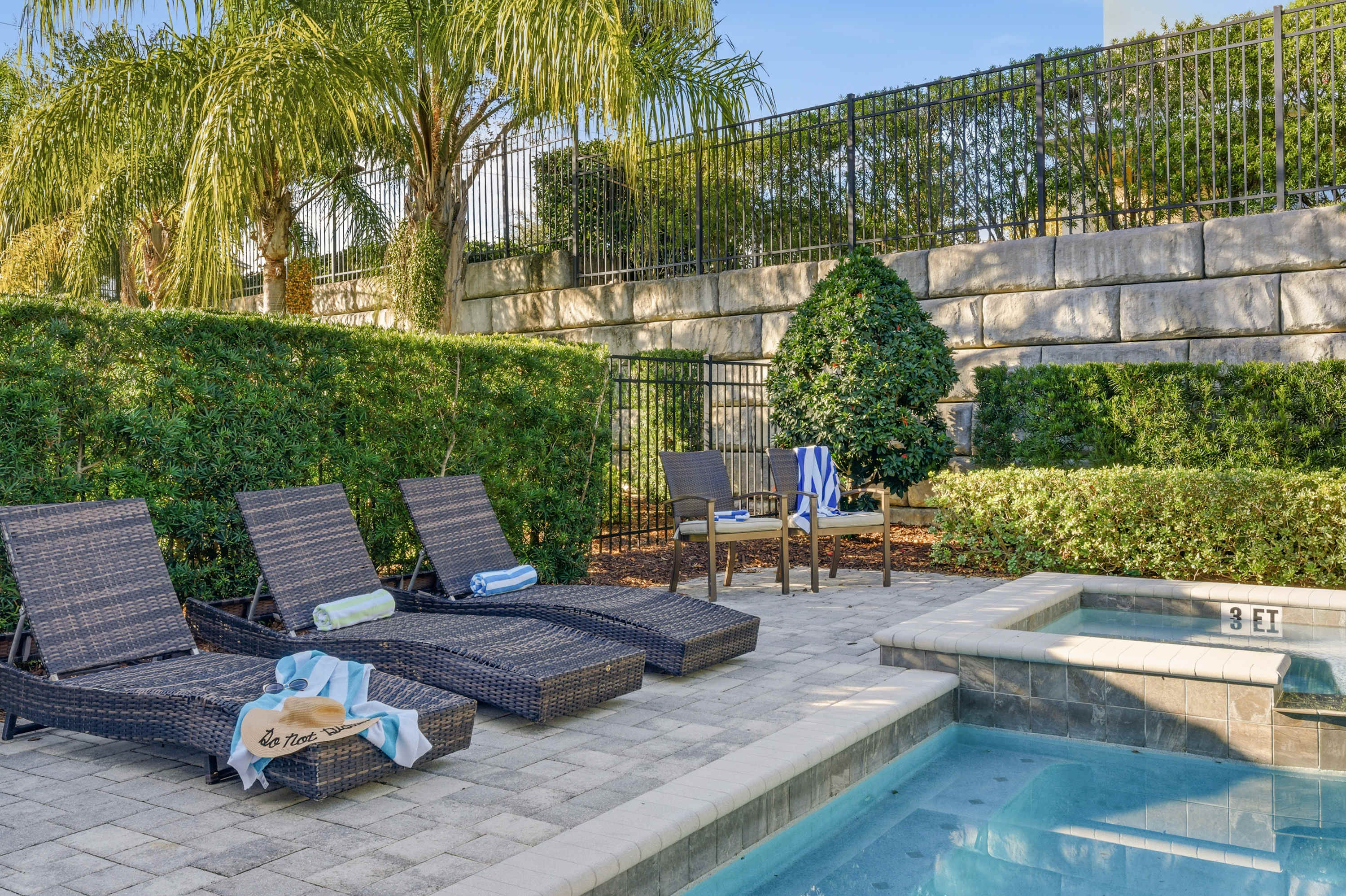 Spacious retreat w/ pool & hot tub