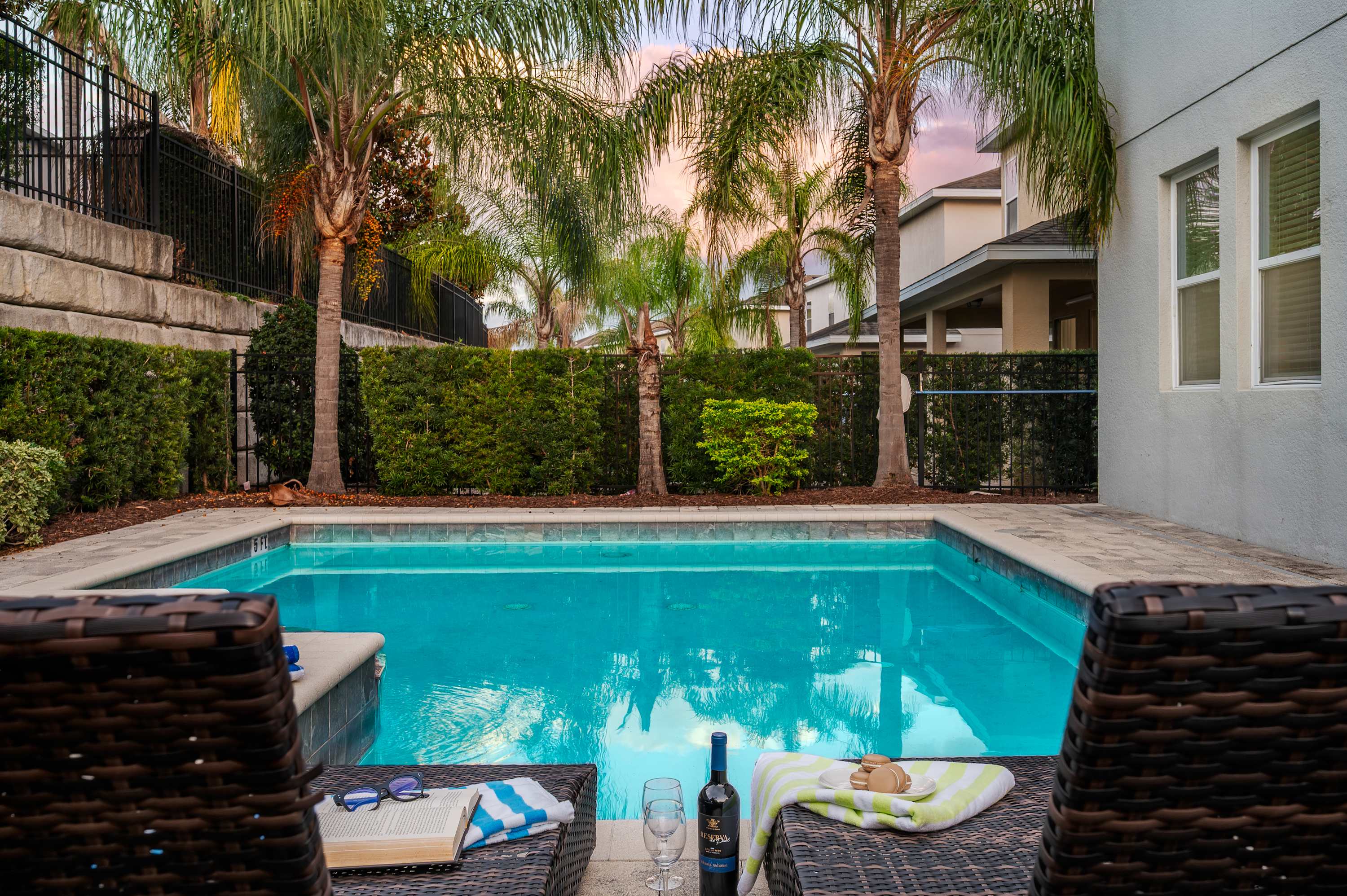 Spacious retreat w/ pool & hot tub