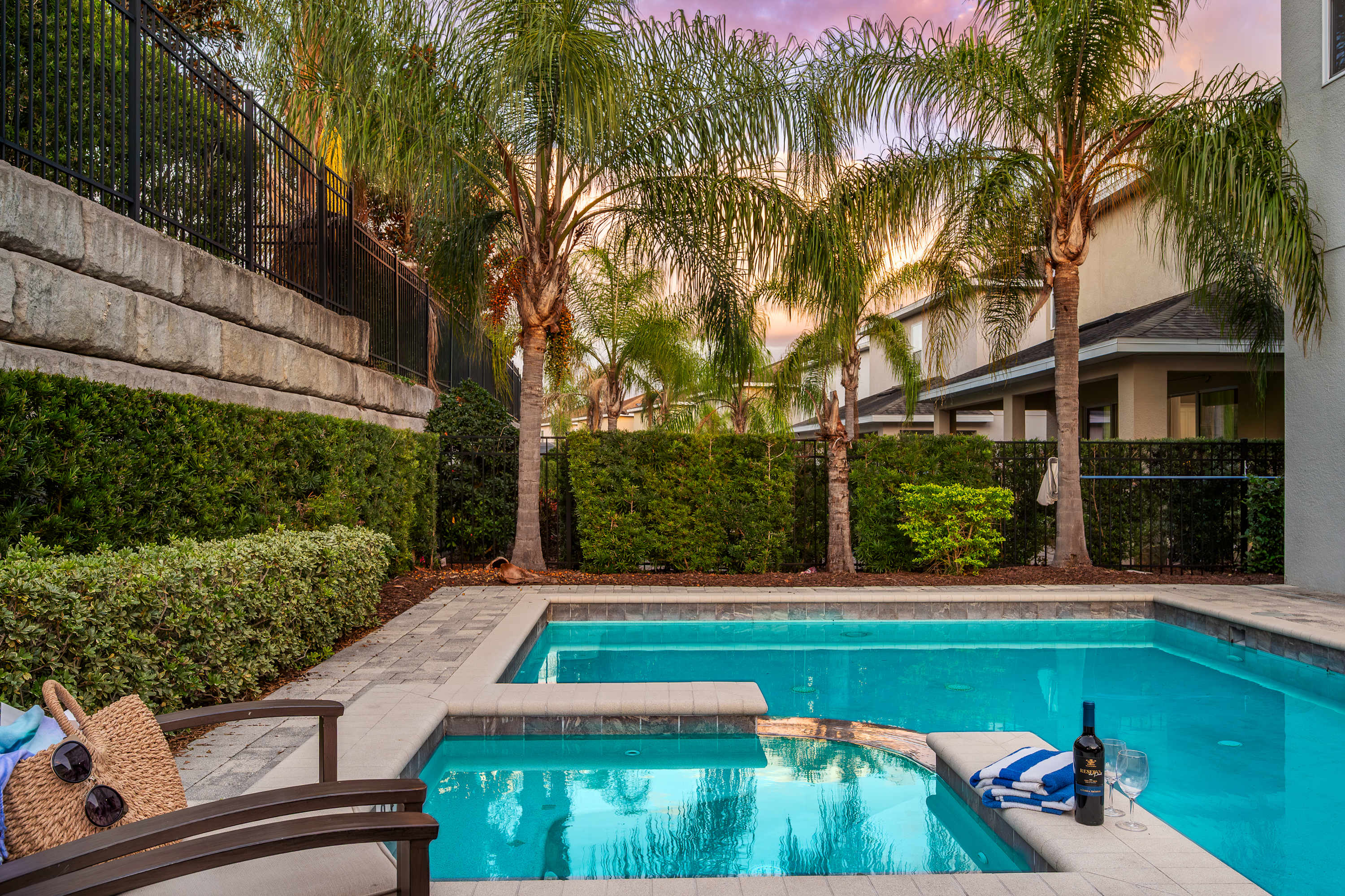 Spacious retreat w/ pool & hot tub