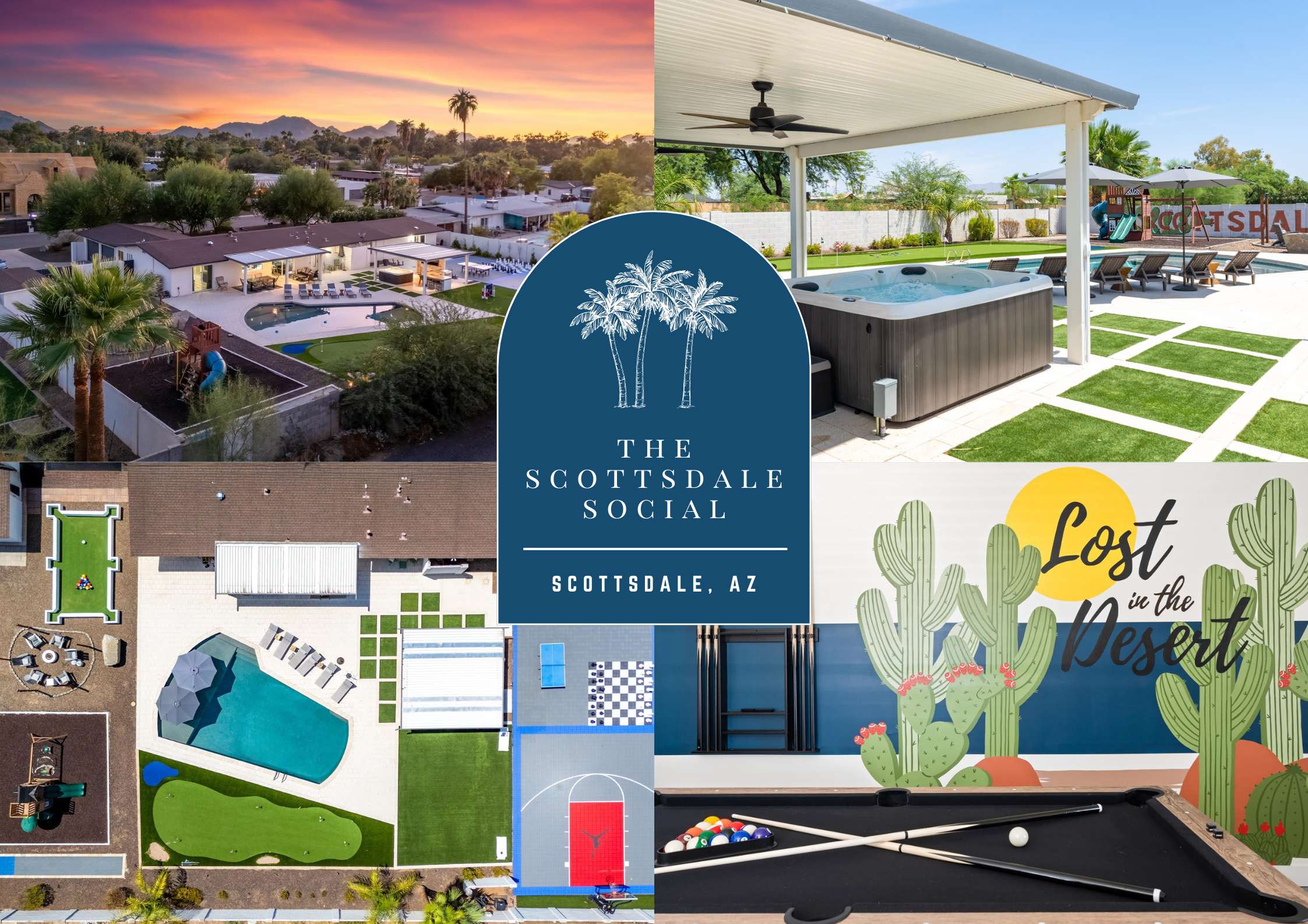 The Scottsdale Social: Basketball, Pool, Sleeps 18 — Scottsdale, AZ — vacation rental