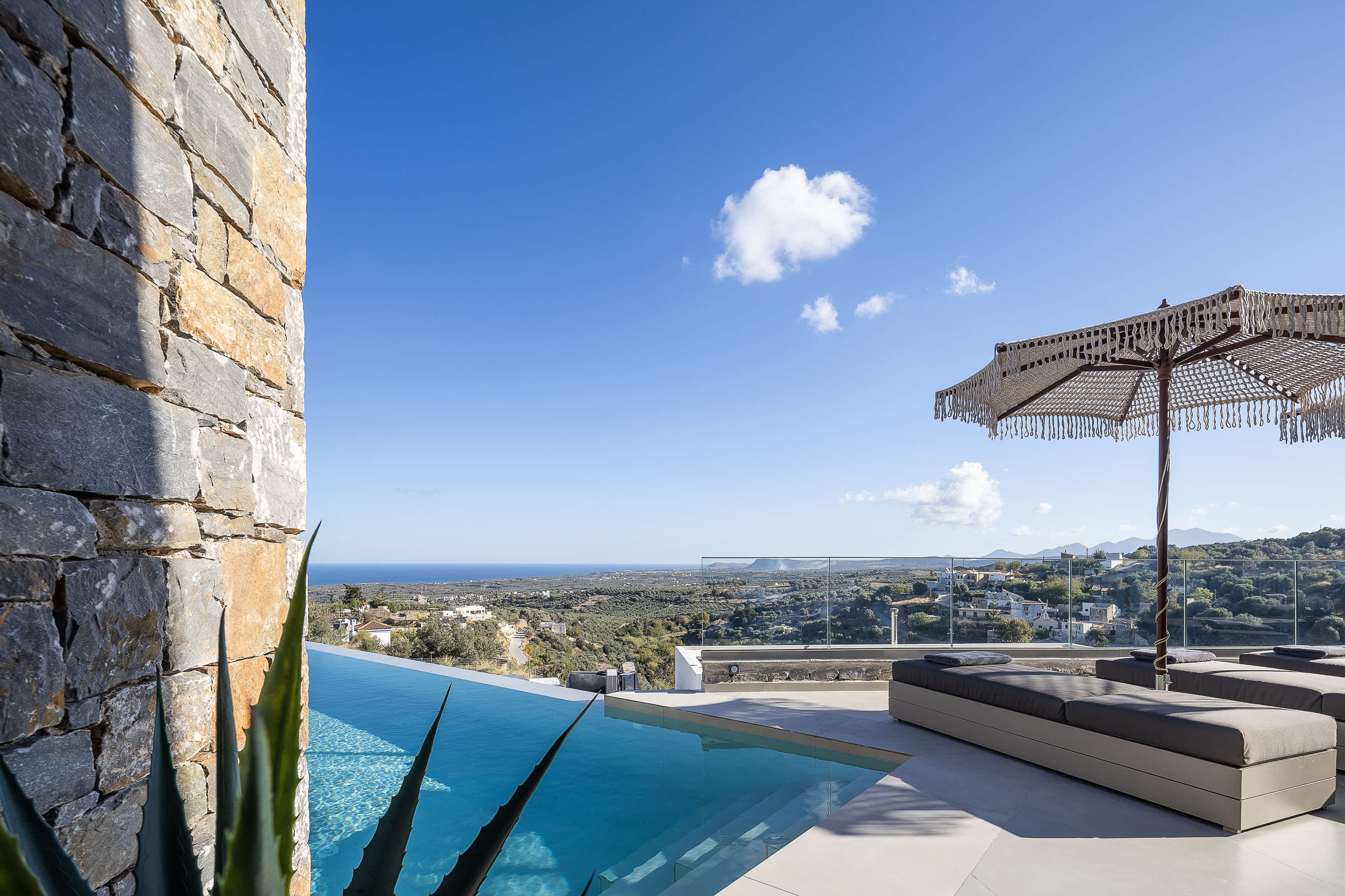 Villa Andriotis with private pool & sea view!