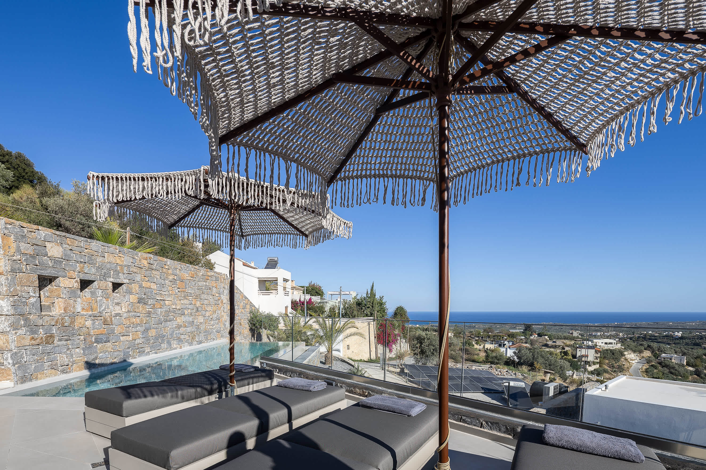 Villa Andriotis with private pool & sea view!
