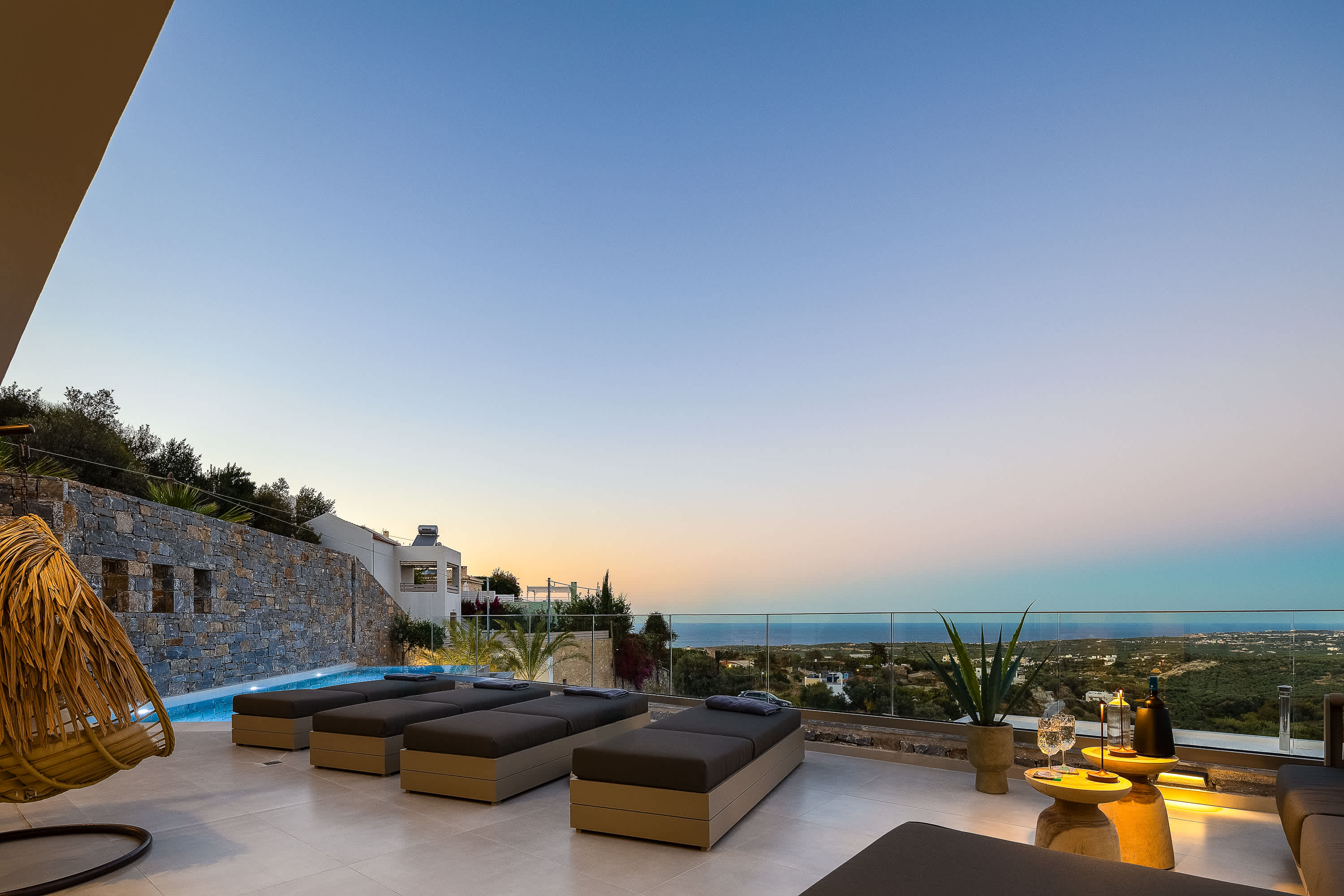 Villa Andriotis with private pool & sea view! — Agia Triada, Rethymnon, Crete — vacation rental