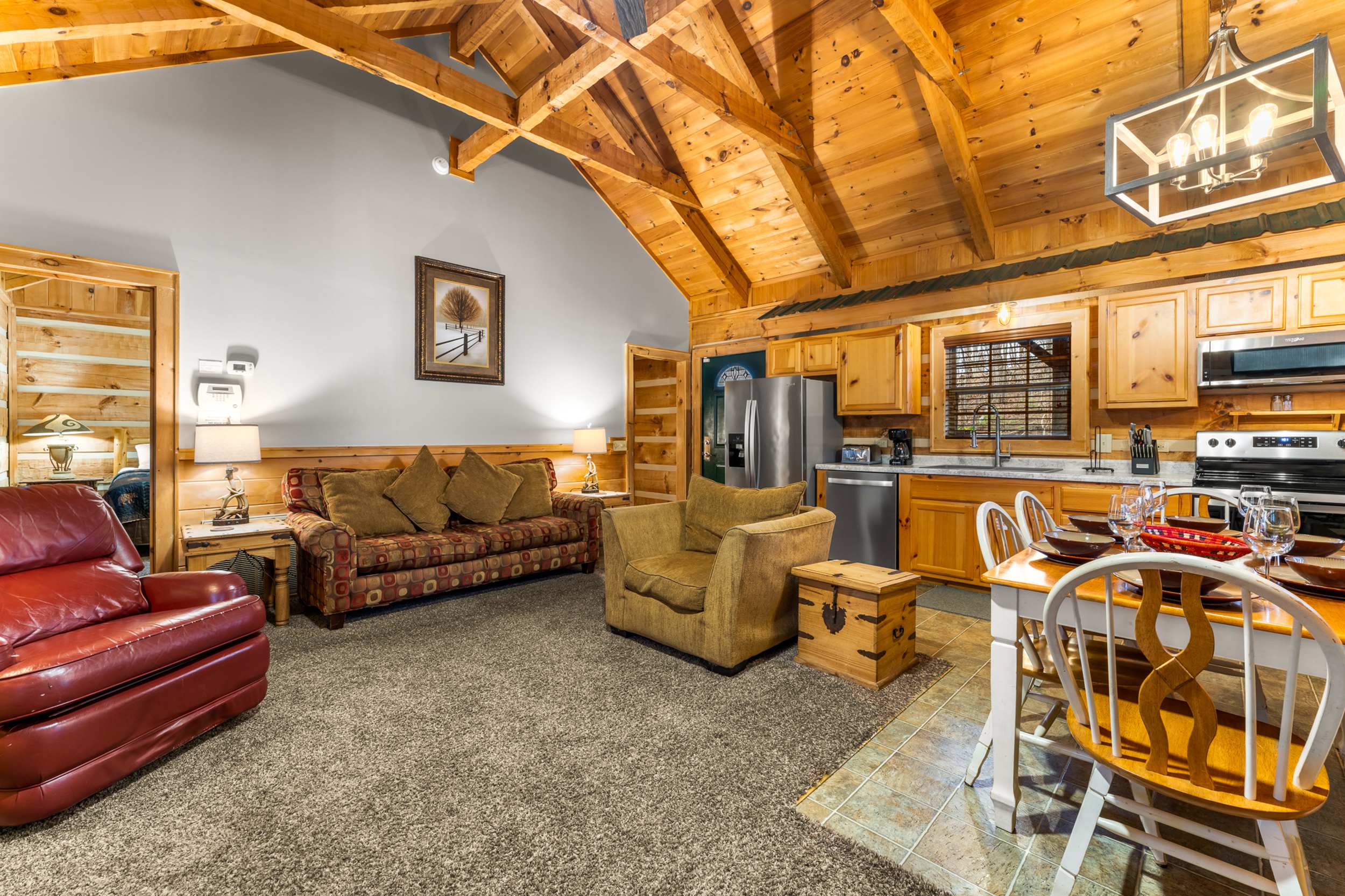 Cabin for 6 w Hot Tub & Game Room 5