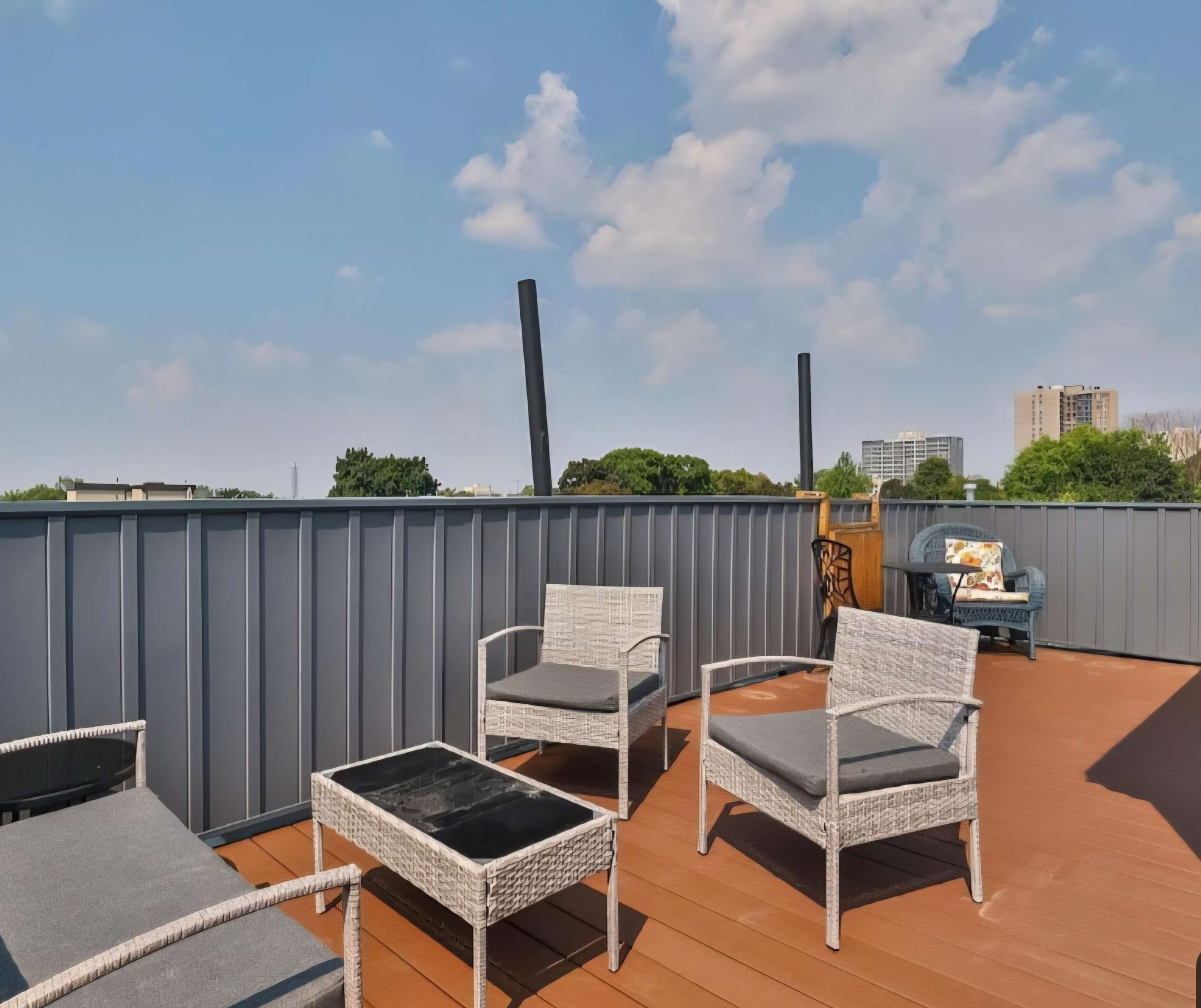 Furnished Roof Top Patio 