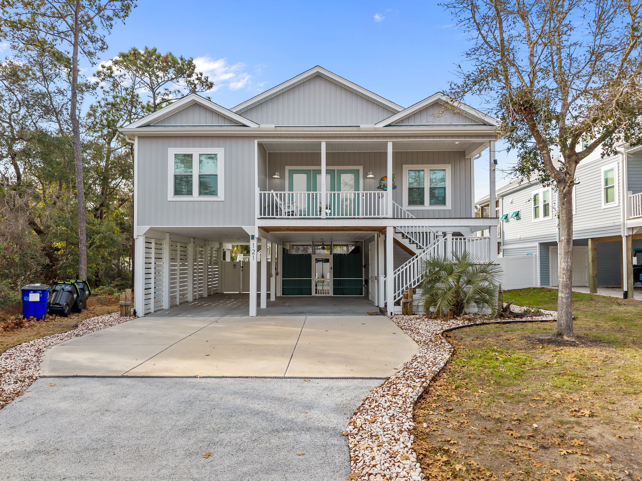 Backyard Pool Oasis and Coastal Charm in OKI — Oak Island, NC — vacation rental