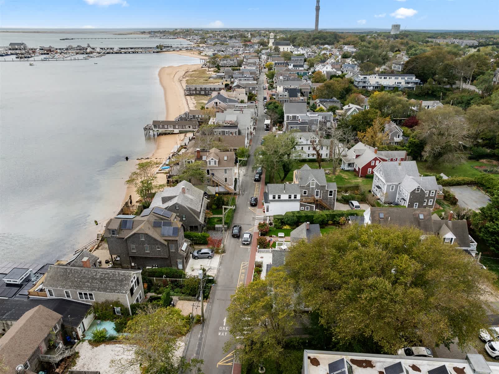 Take in the prime location of Sea Cloud Loft, set along iconic Commercial Street with views extending toward the Provincetown Monument.