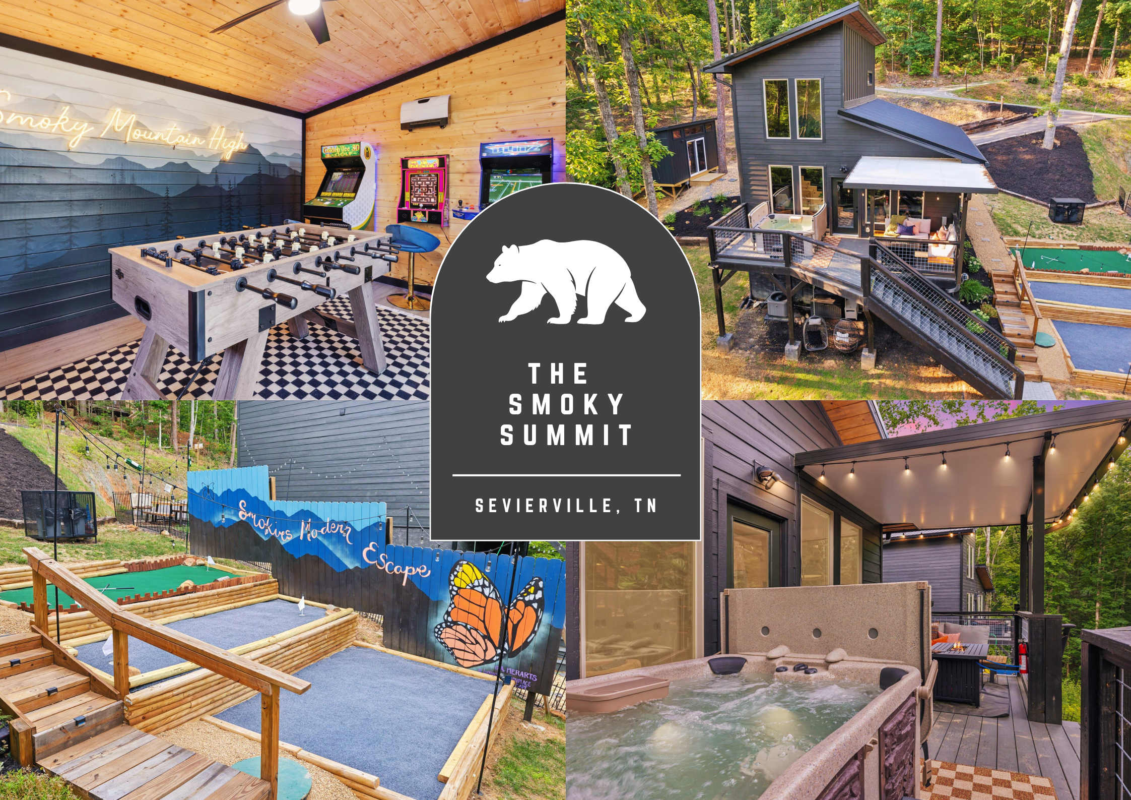The Smoky Summit: Hot Tub, PuttPutt, & Games — Sevierville, TN — vacation rental