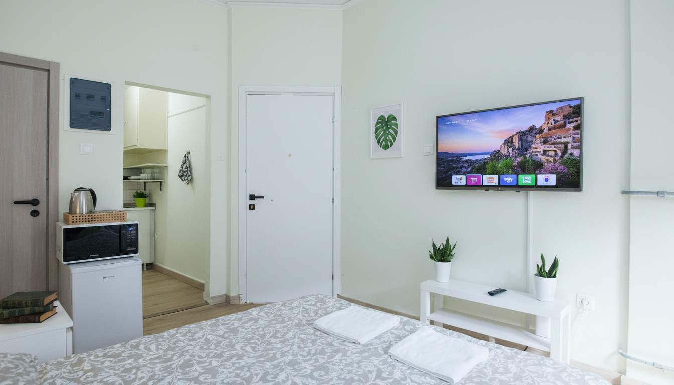 Cozy Minimal Studio by Ampelokipoi Metro in Athens — photo 5