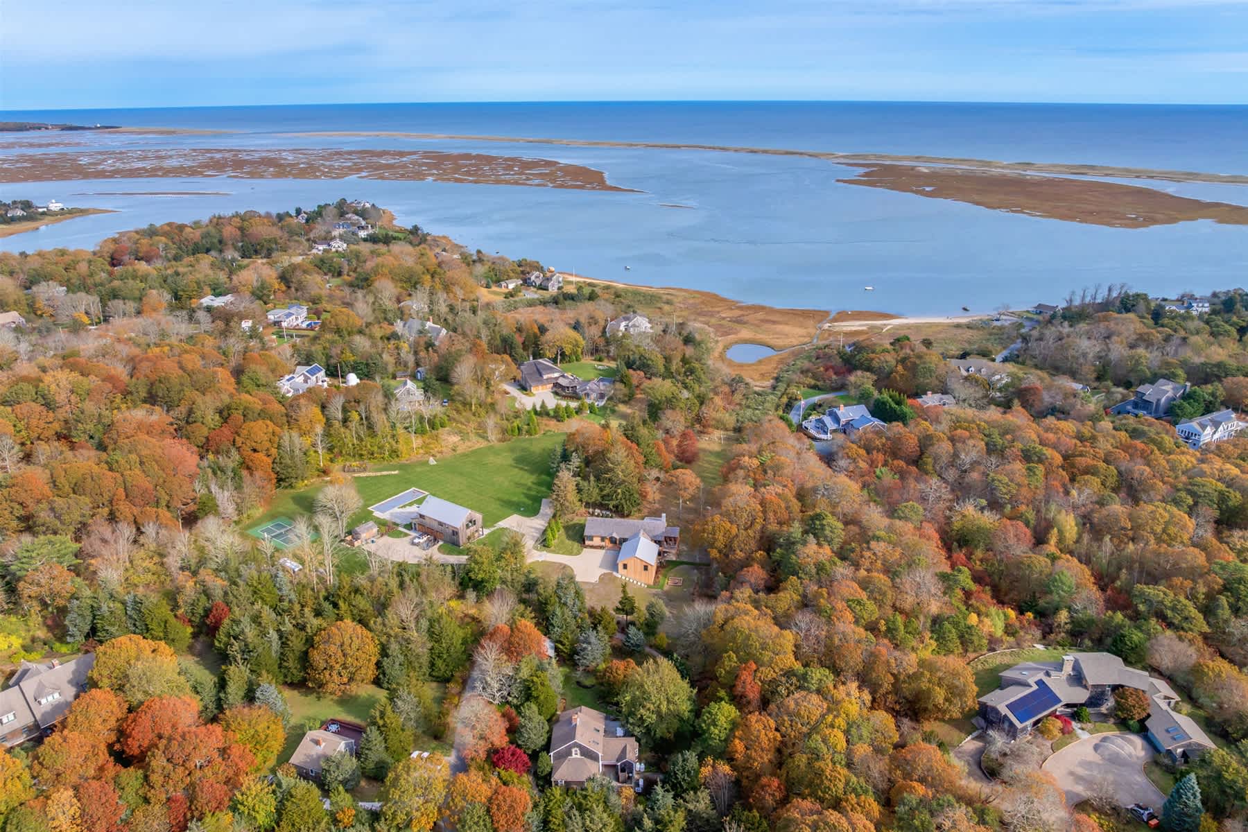 A quiet East Orleans neighborhood setting, with easy access to the beach, ponds, and local trails.