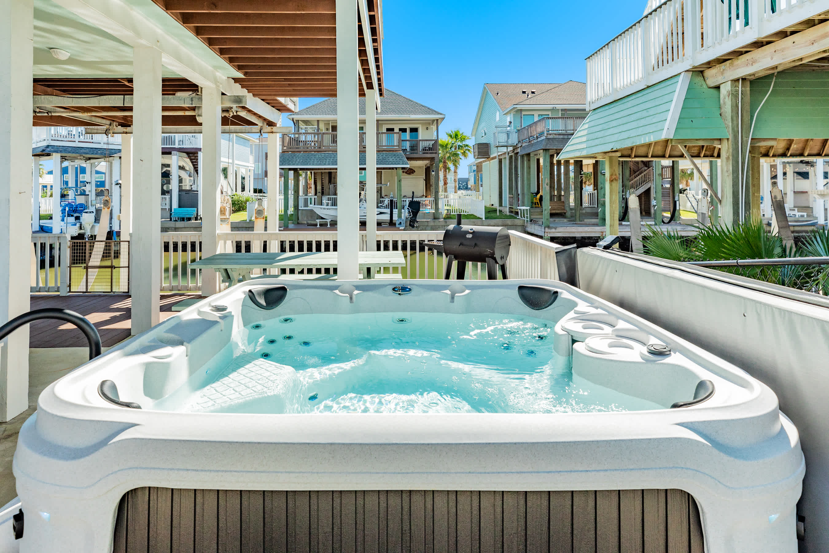 New hot tub added, Jan 2026