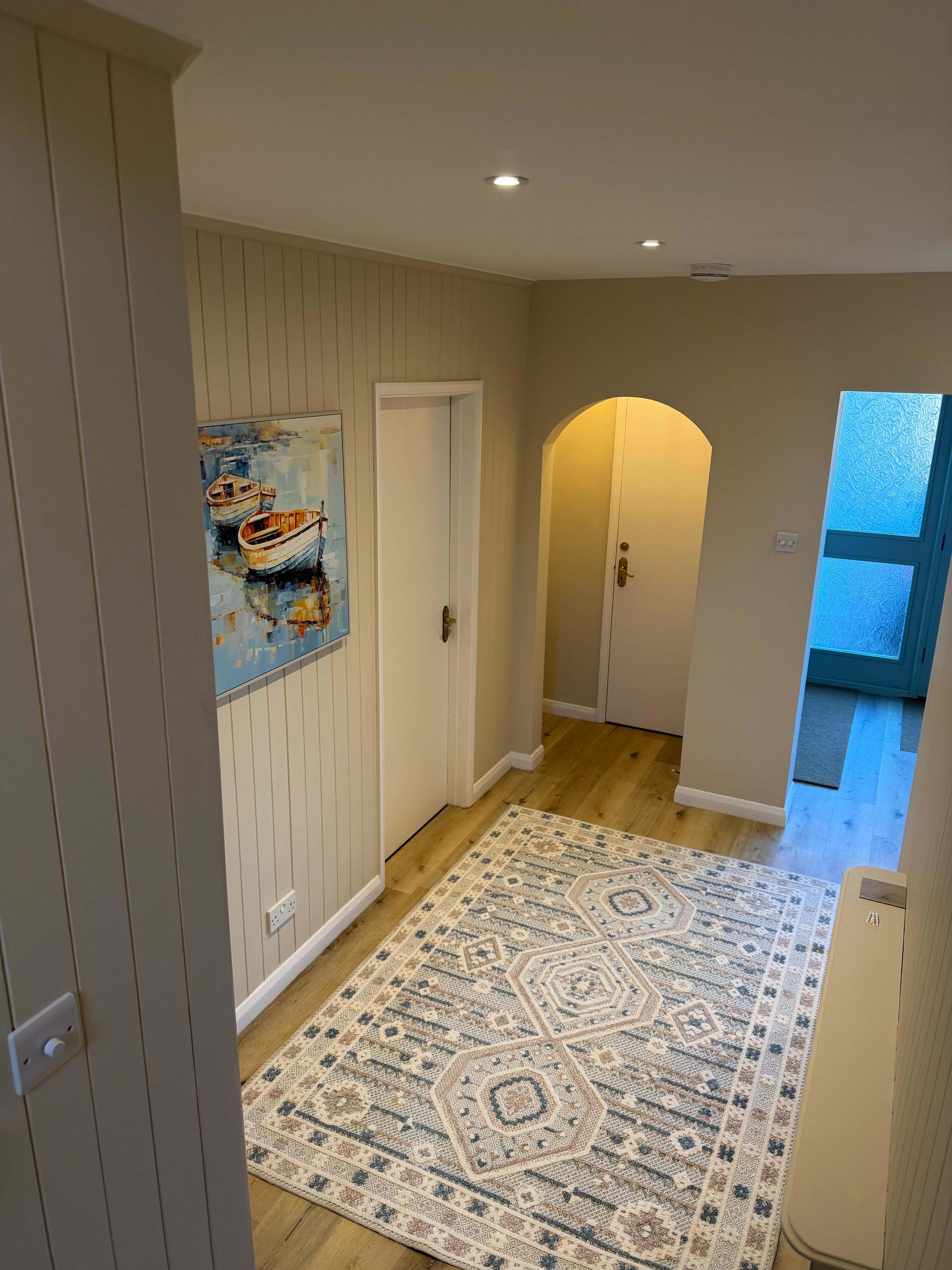 The interiors are warm and welcoming everywhere you look