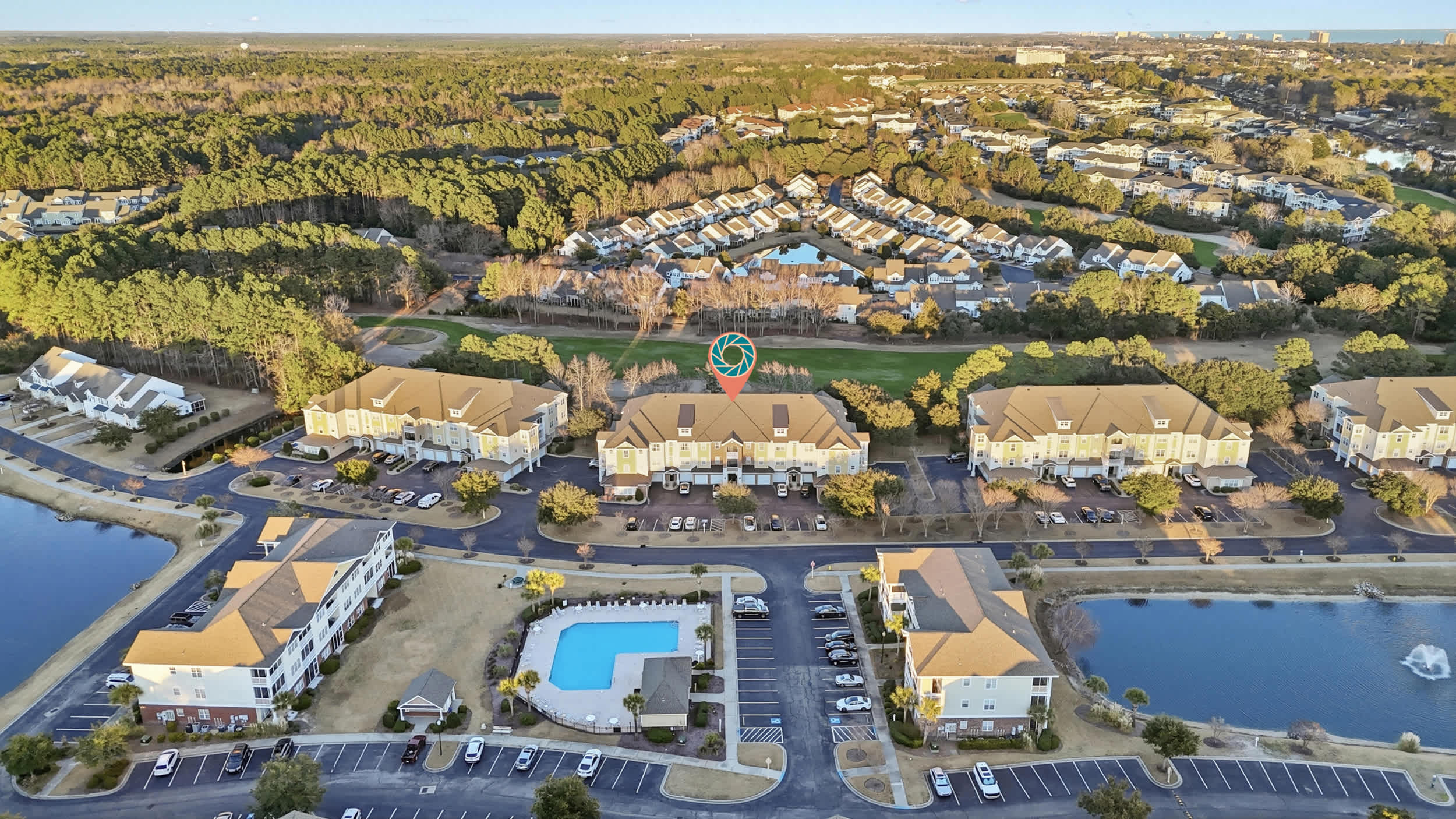 Coastal Canopy Modern Resort Condo w Massive Pool