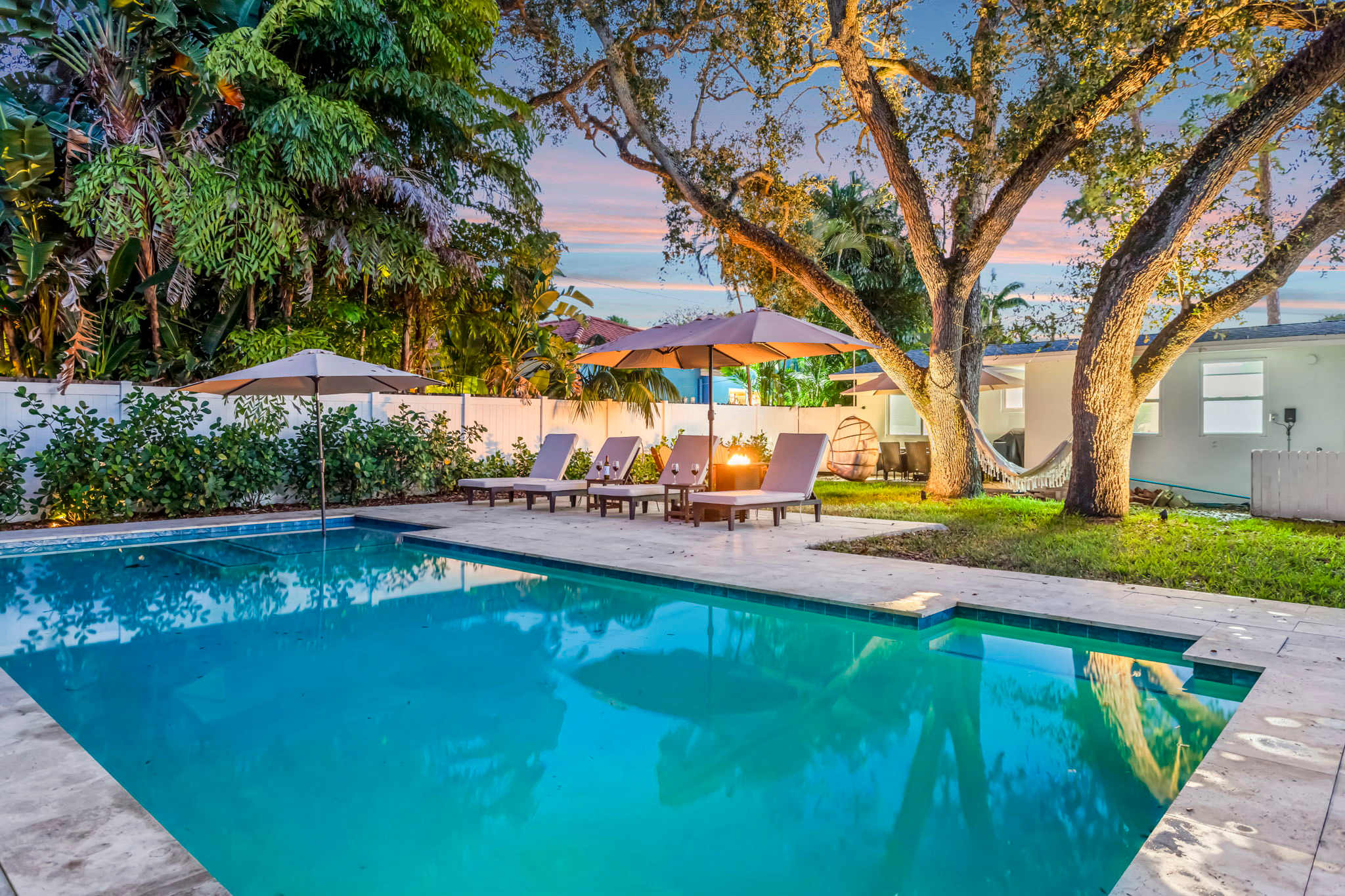 Evergreen Retreat w/ Private Pool • 5 Min Beach