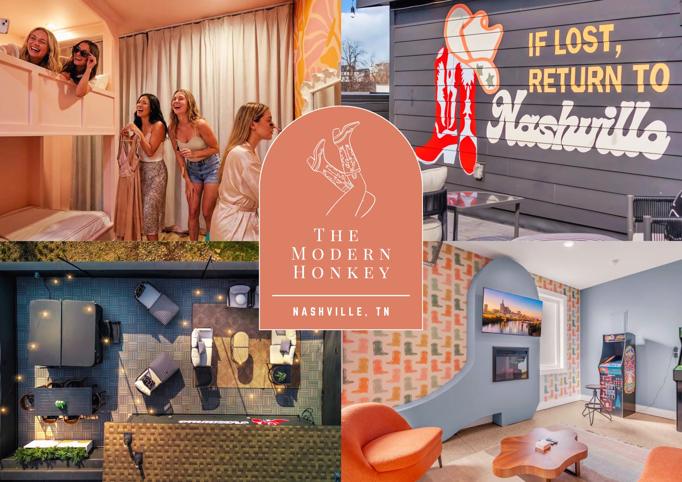 The Modern Honkey: Rooftop Hot Tub | Sleeps 12! — Nashville, TN — vacation rental