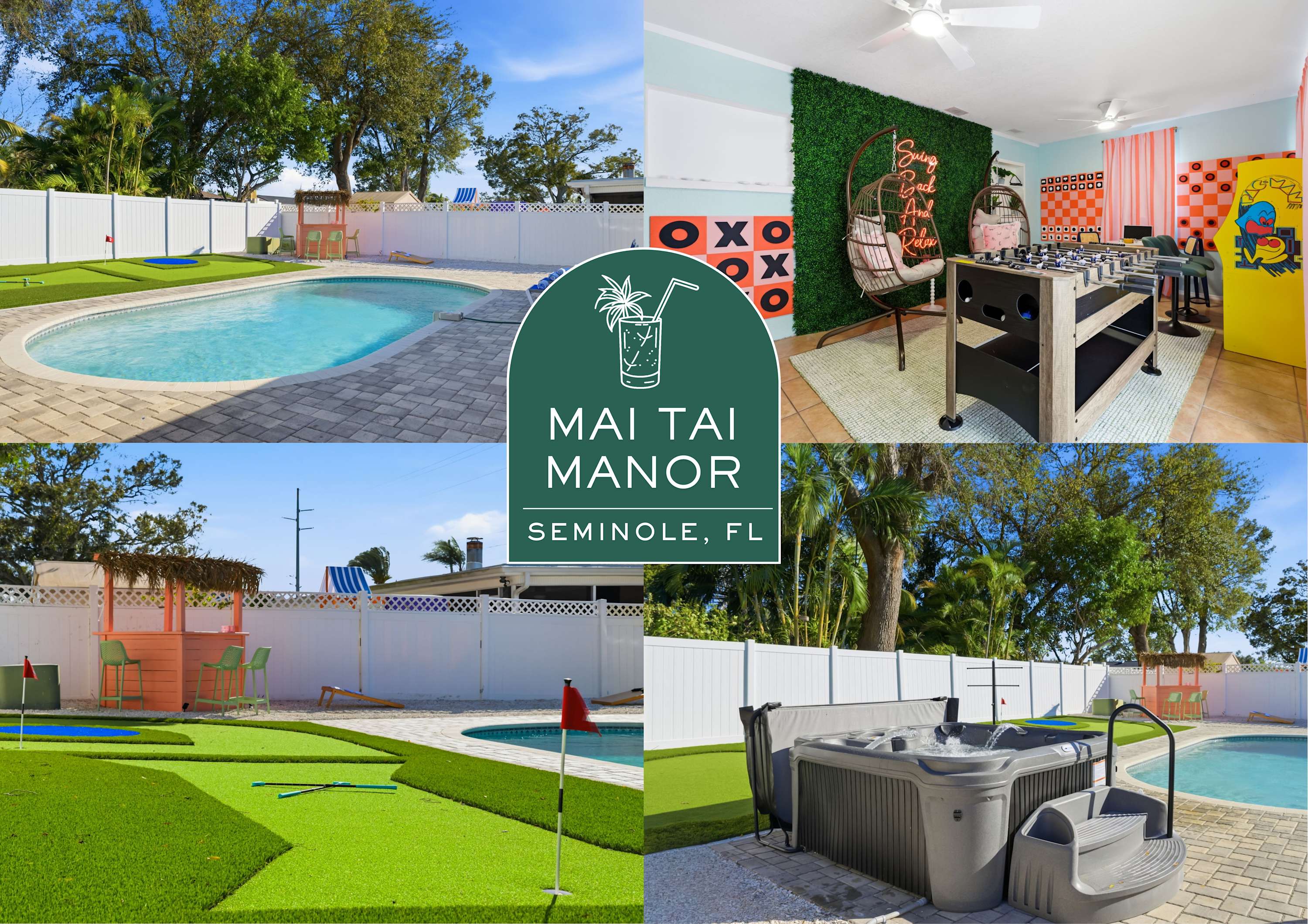 Epic Backyard - Private Pool - Firepit - Putt Putt — Seminole, FL — vacation rental