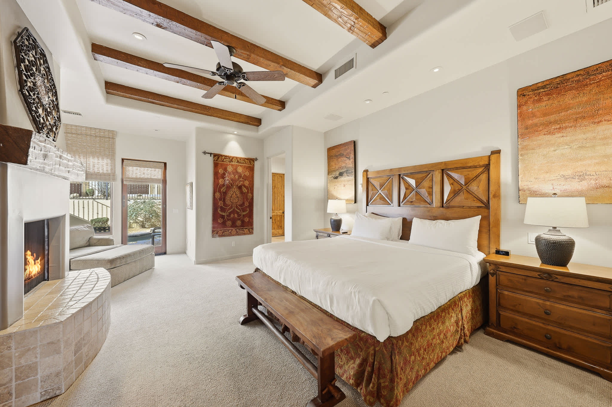 Primary Bedroom | Rocks 122 in North Scottsdale, AZ by Luxus Vacation Properties