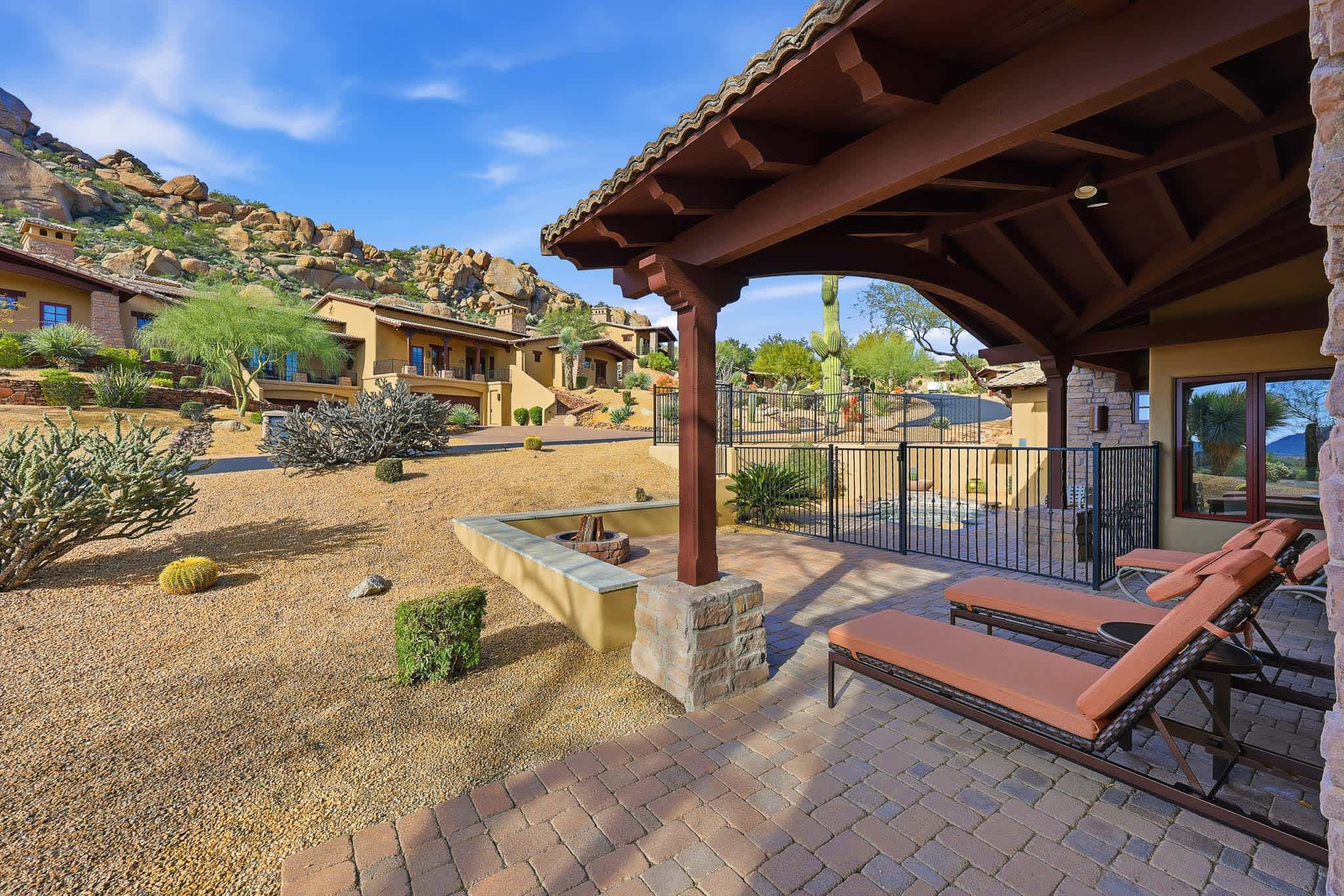 Patio | Rocks 122 in North Scottsdale, AZ by Luxus Vacation Properties