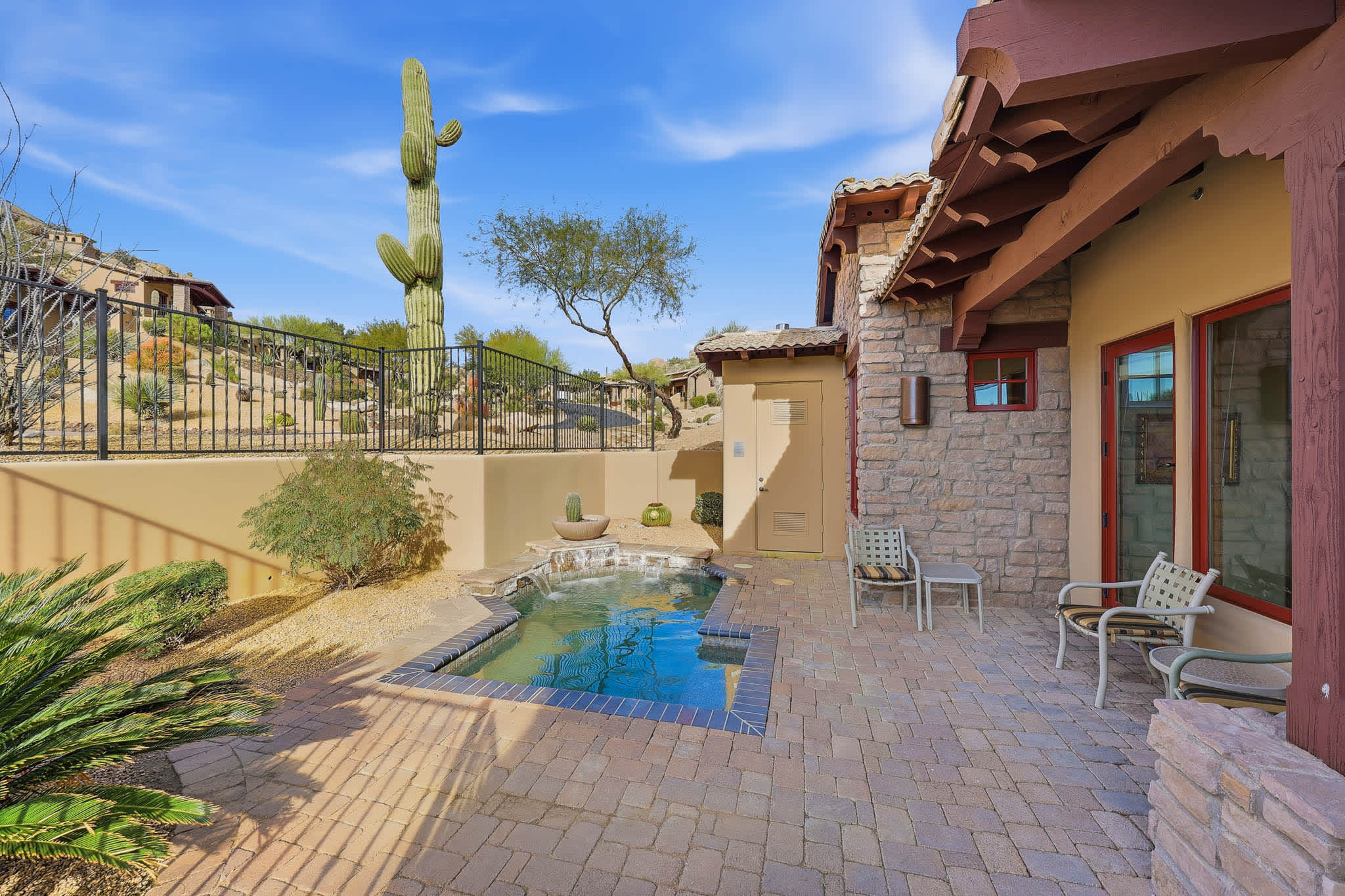 Plunge Pool | Rocks 122 in North Scottsdale, AZ by Luxus Vacation Properties