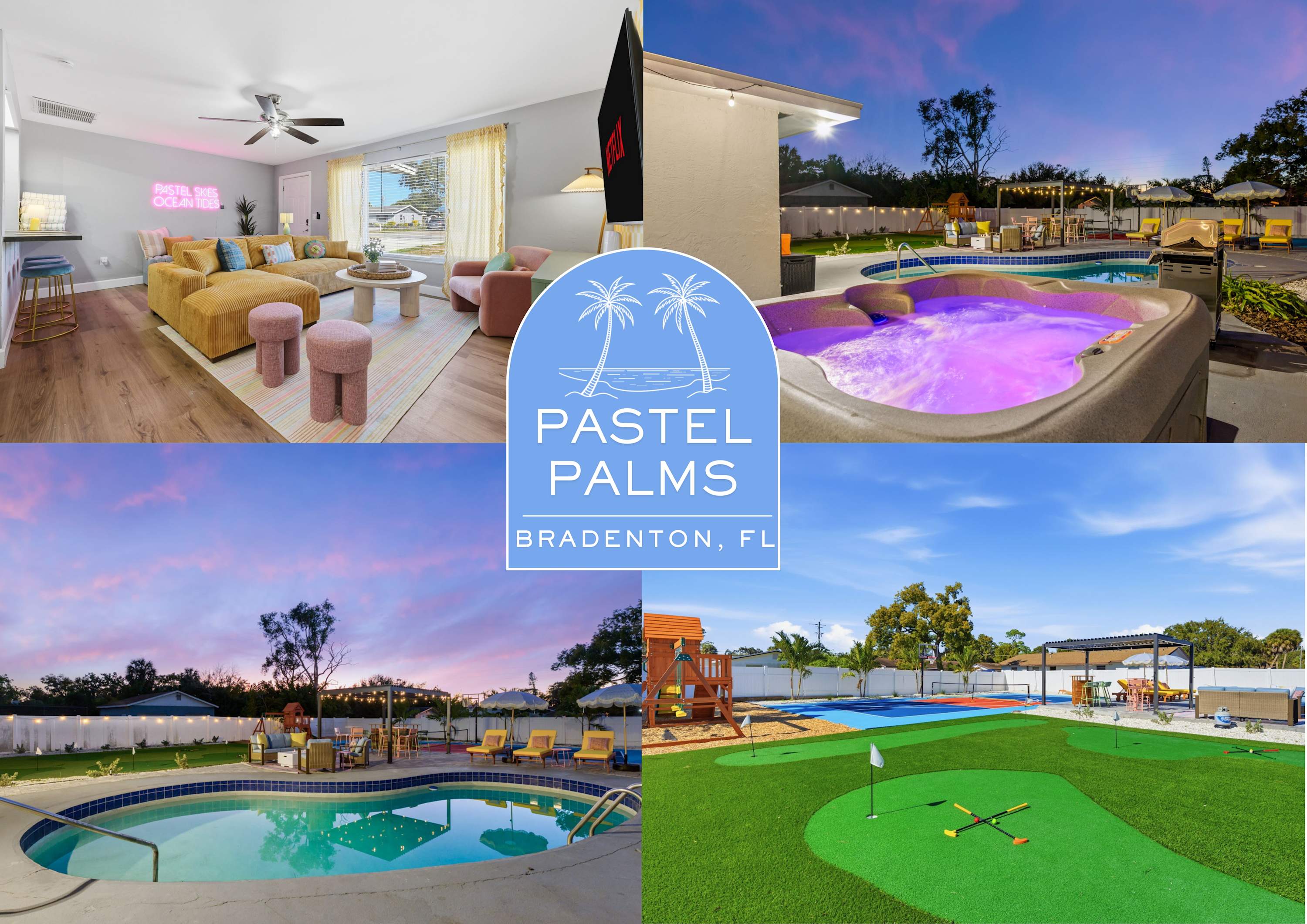Pastel Palms - Sport Court - Pool - Hot Tub - Bar — Bradenton, FL — vacation rental