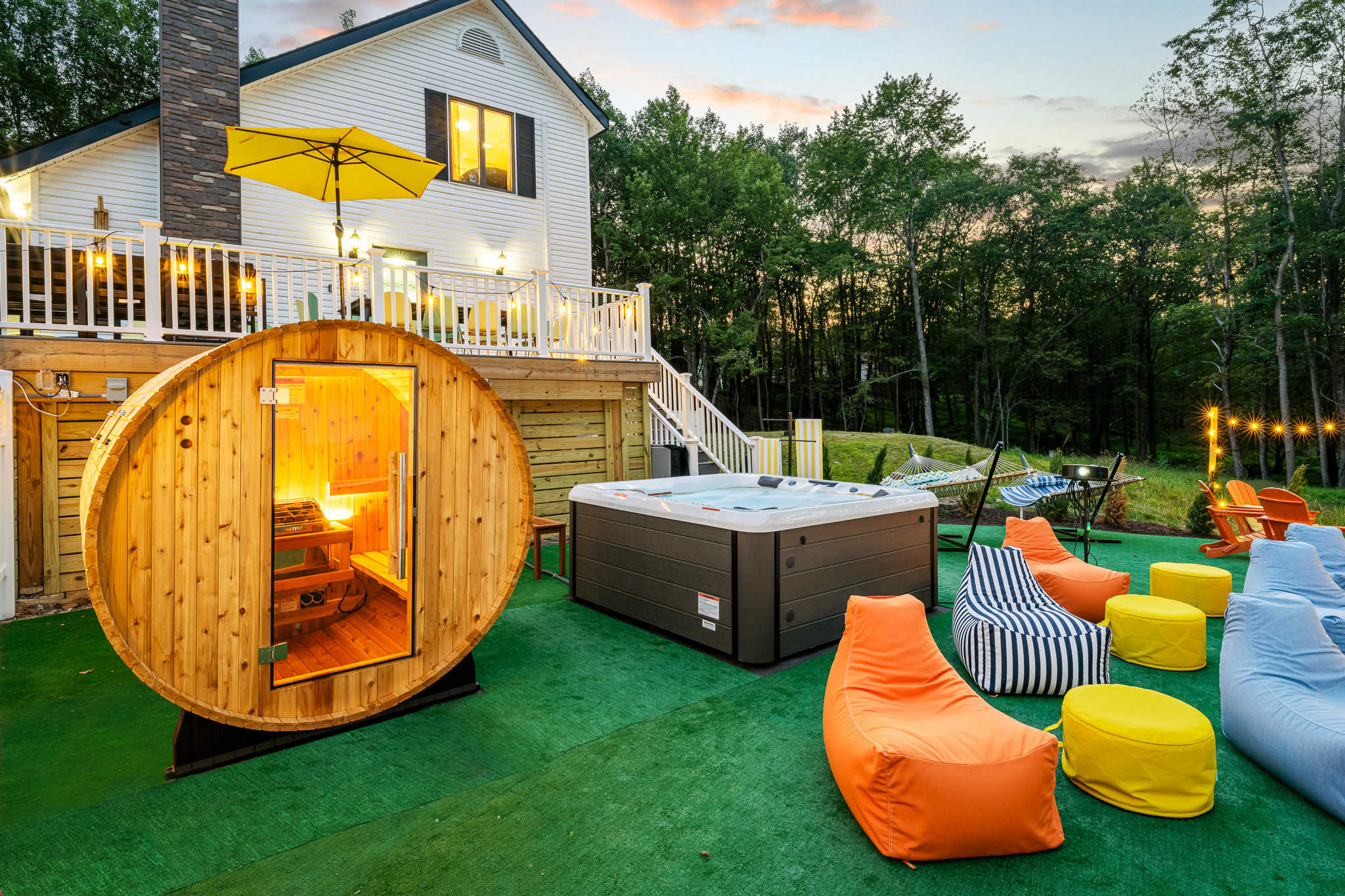 Poconos Lodge - Hot Tub•Sauna•Game Room•Fire Pit — Long Pond, PA — vacation rental