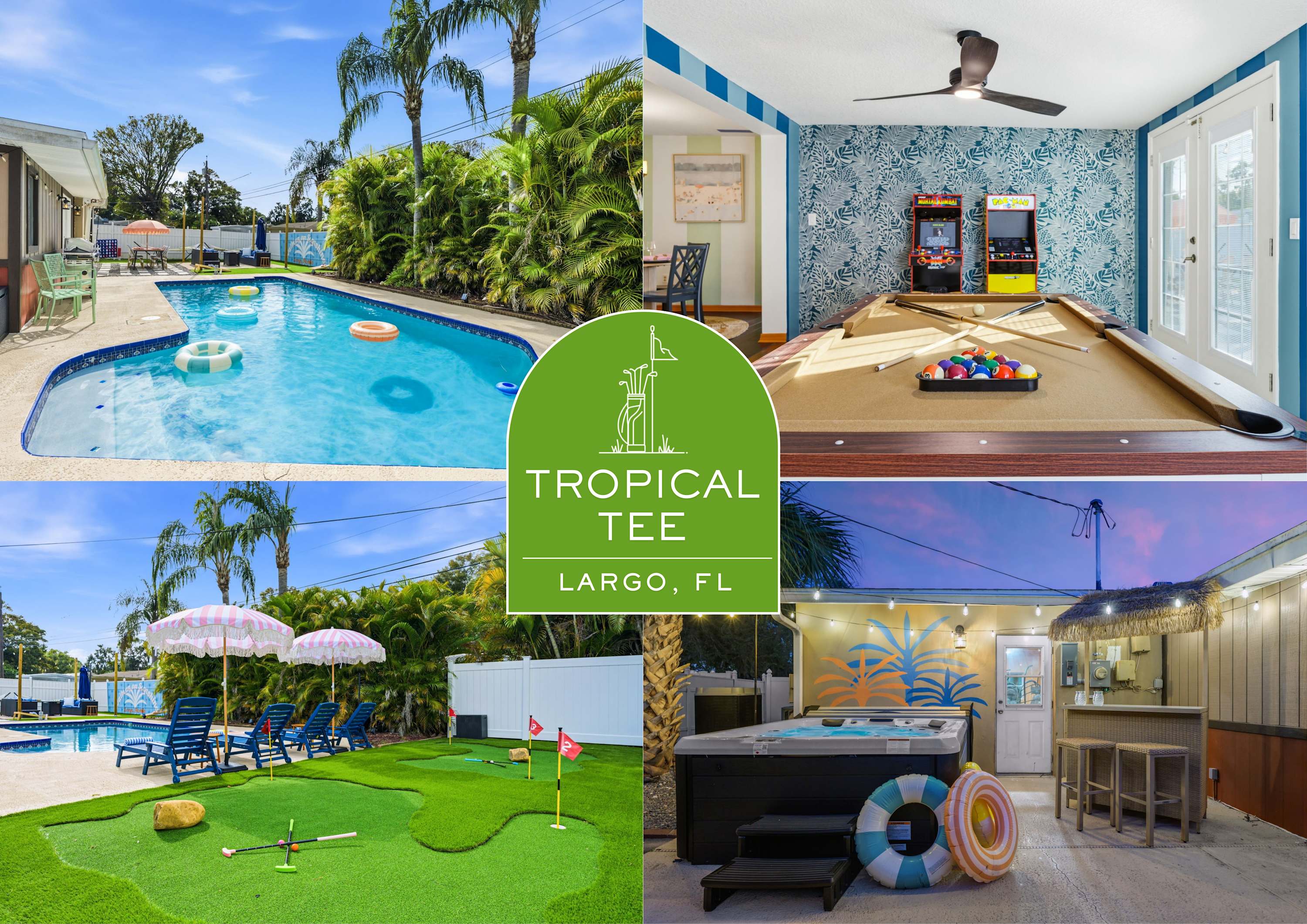 Tropical Tee - Putt Putt - Pool - Hot Tub - Bikes — Largo, FL — vacation rental