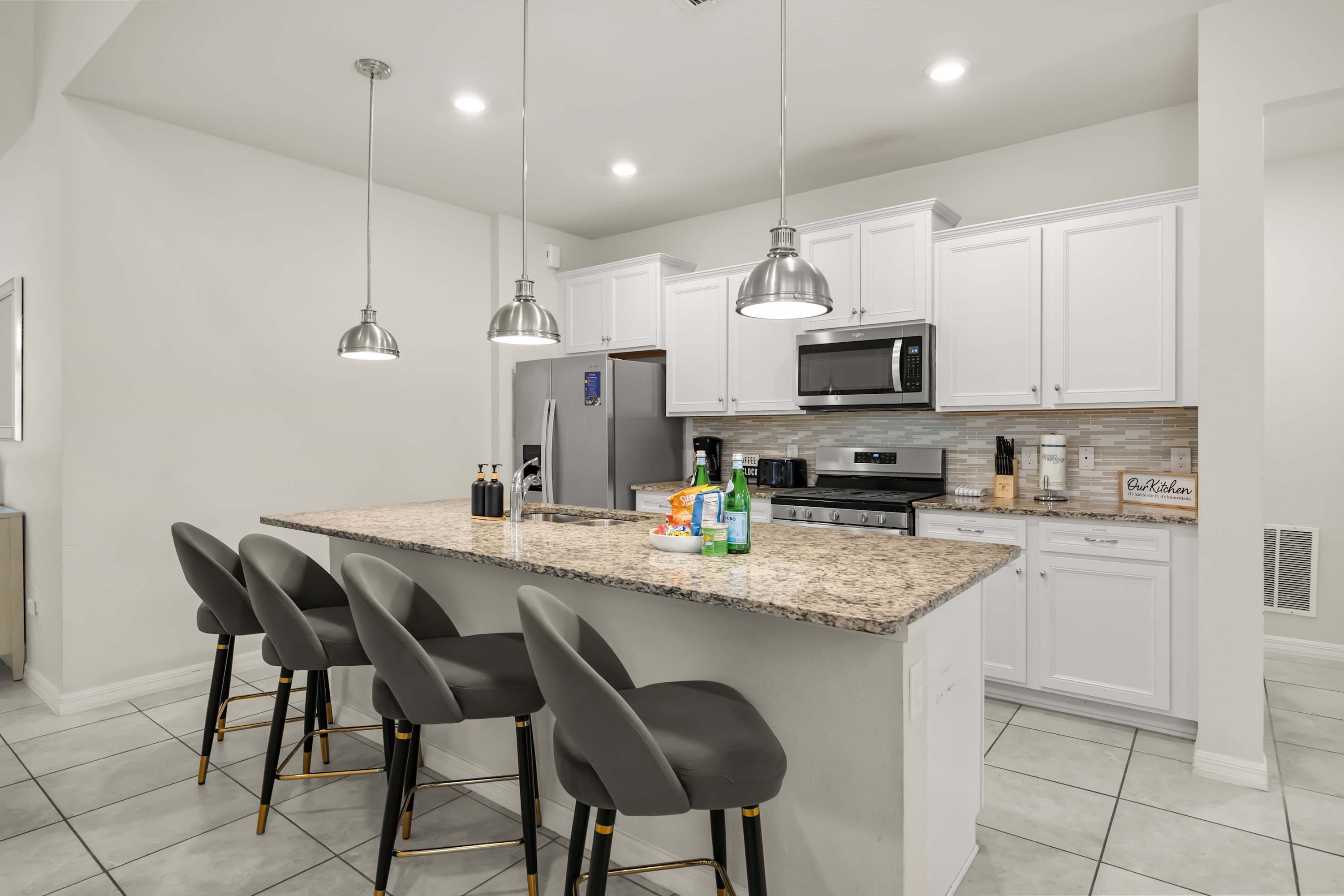 Fully equipped modern kitchen for effortless home cooking