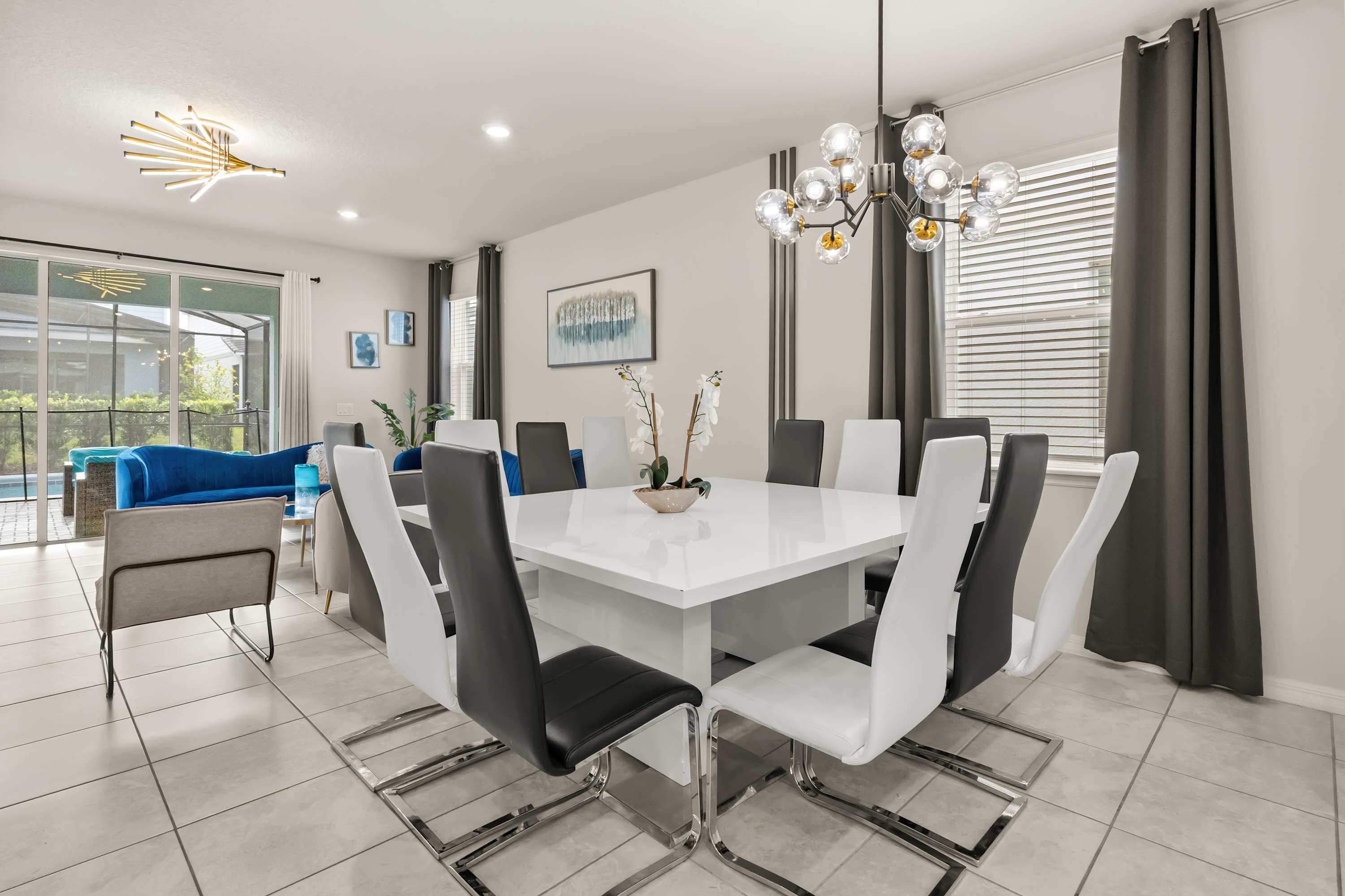 Elegant dining space for shared meals & special moments