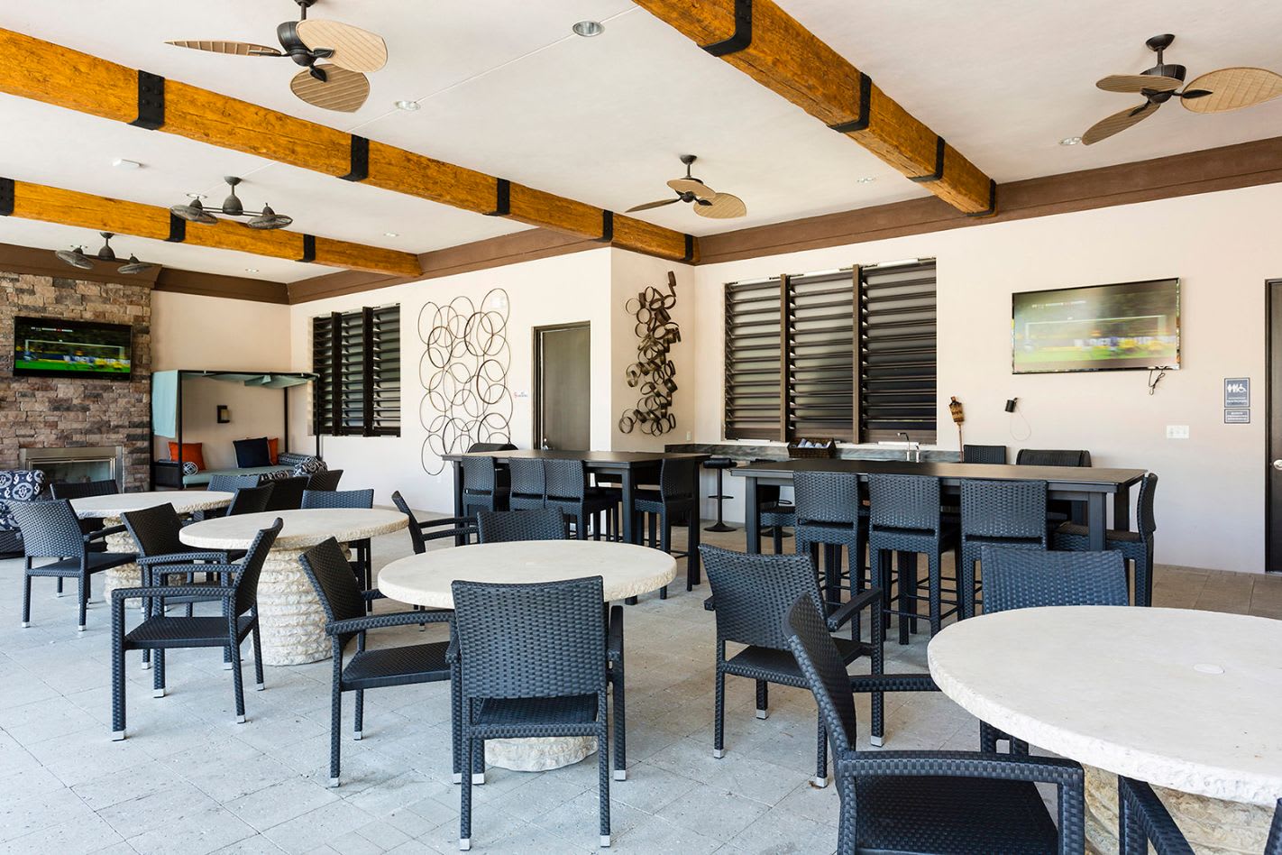 On-site resort dining area 